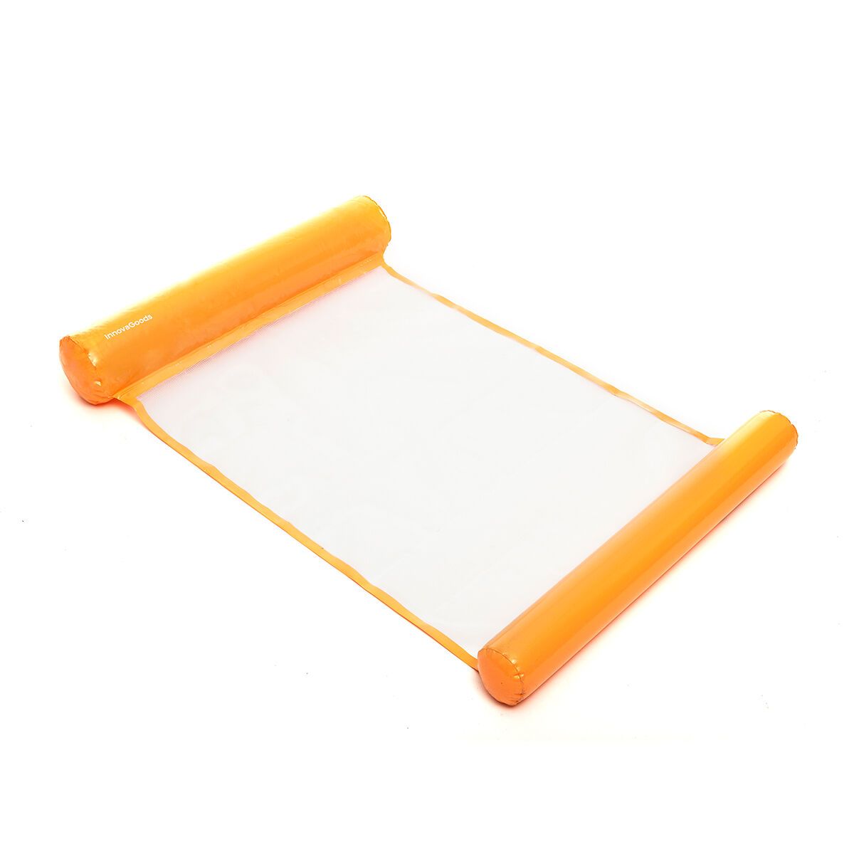 Hamaca De Agua Flotante Individual Para Piscina Pvc 134 X 81 X 1 Cm - Innovagoods. Blanco
