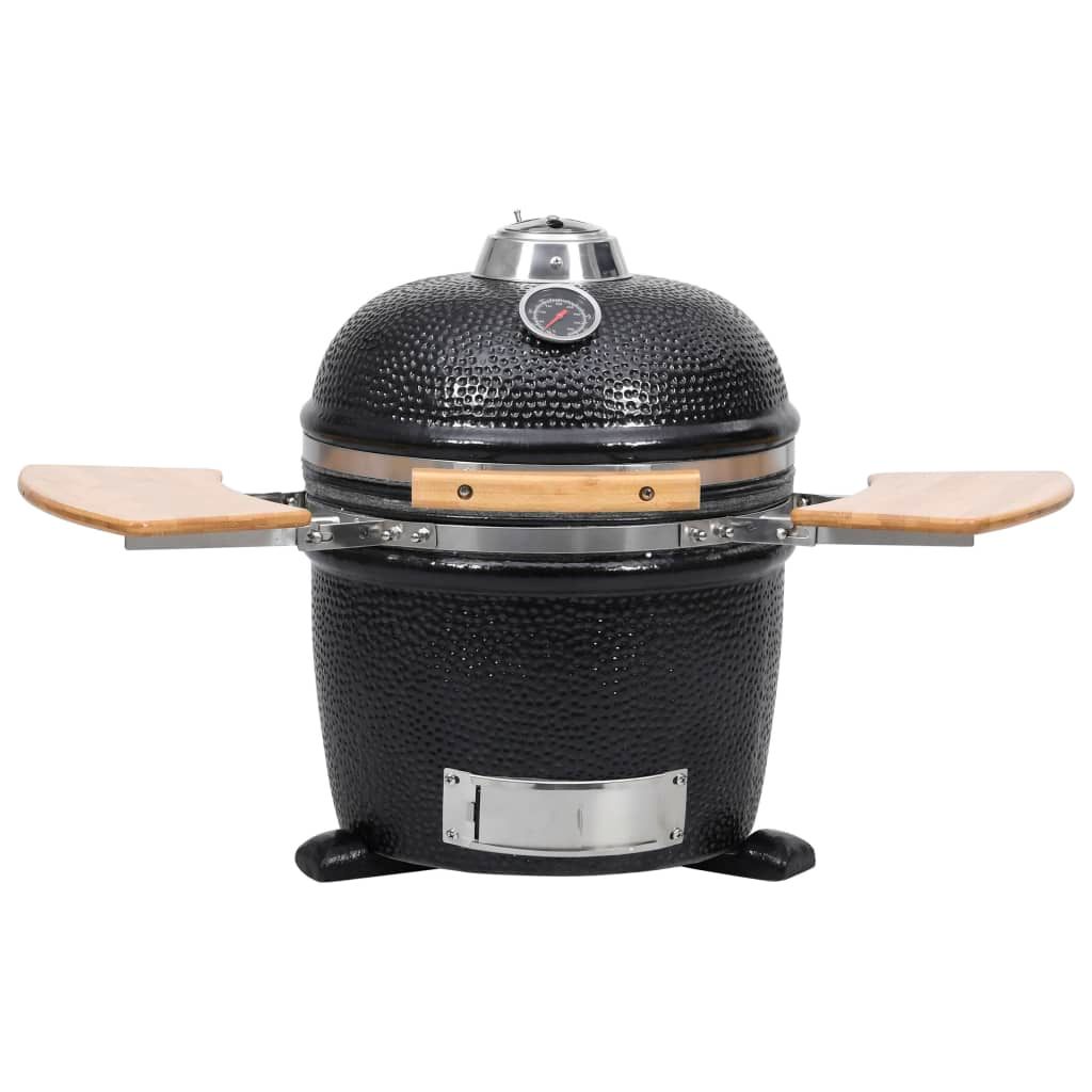 Kamado Barbacoa Parrilla Quemador Cerámica 44 Cm Vidaxl