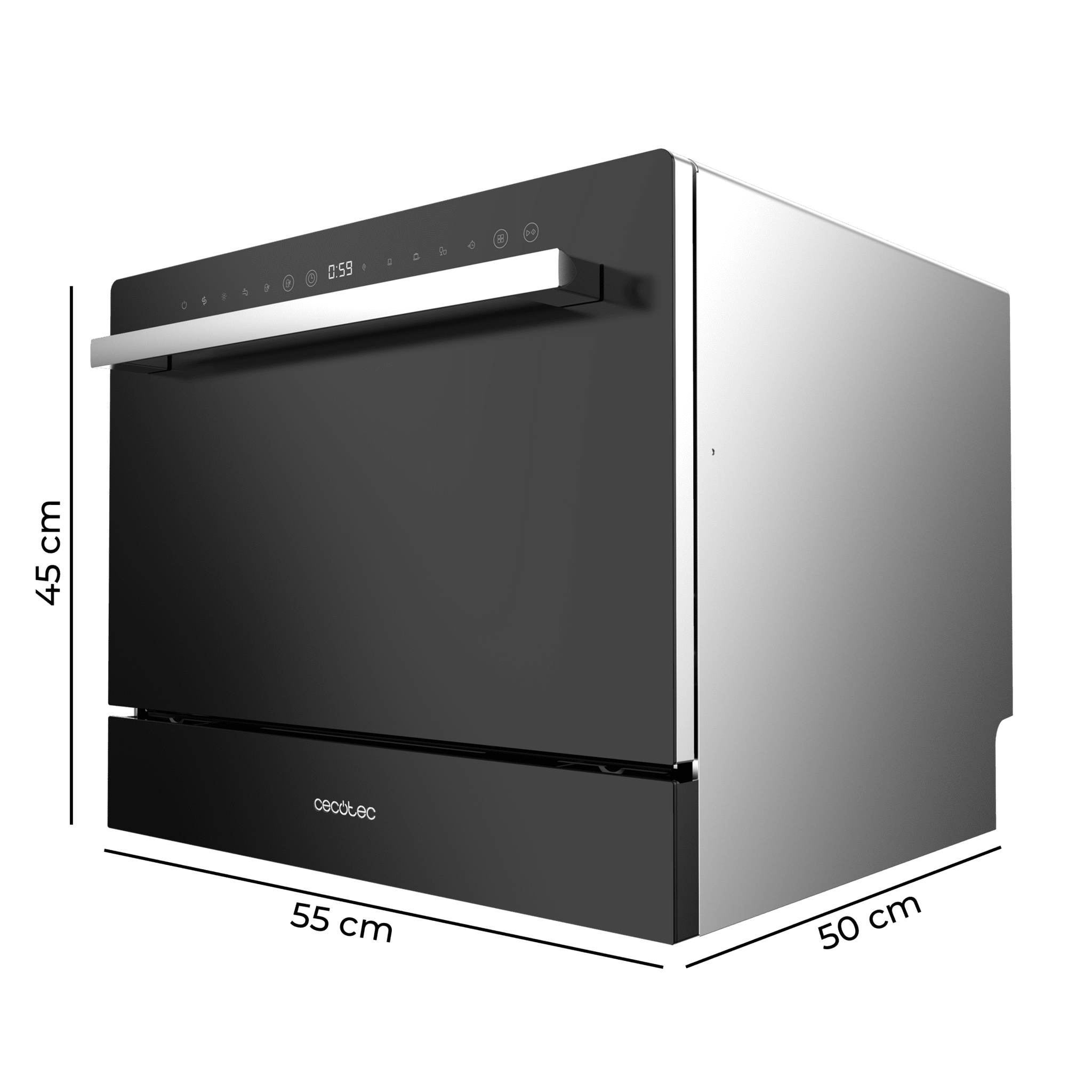 Bolero Aguazero 2400 Black Glass