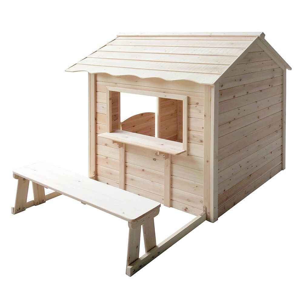 Caseta Jardín Infantil Home Deluxe Der Grosse Palast 118,2  X 138  X 132,5 Cm - Naturaleza
