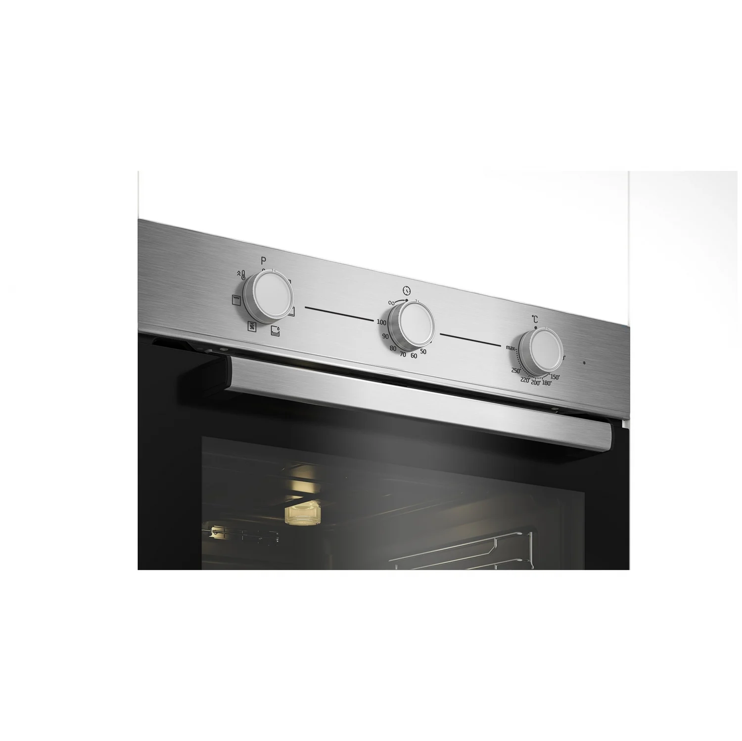 Conjunto de Horno y Placa Vitrocerámica Beko BBSE12122XD