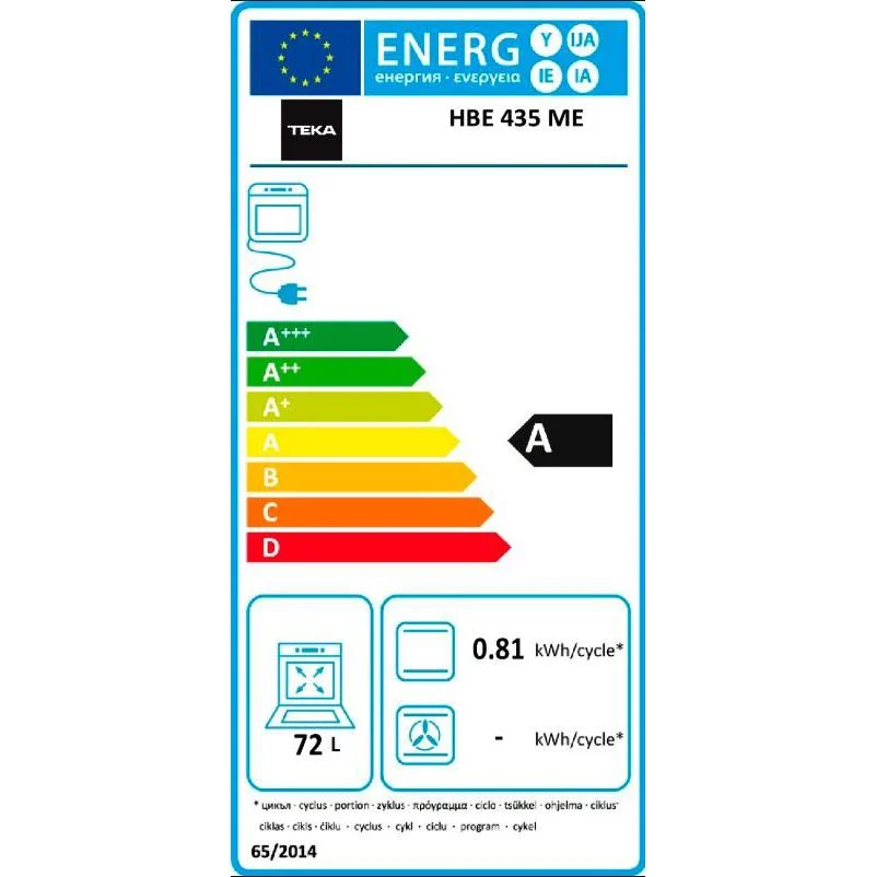 Horno Polivalente Convencional Teka HBE435