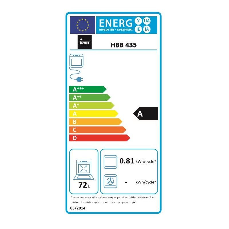 Horno Teka Hbb435 Inox 41560011