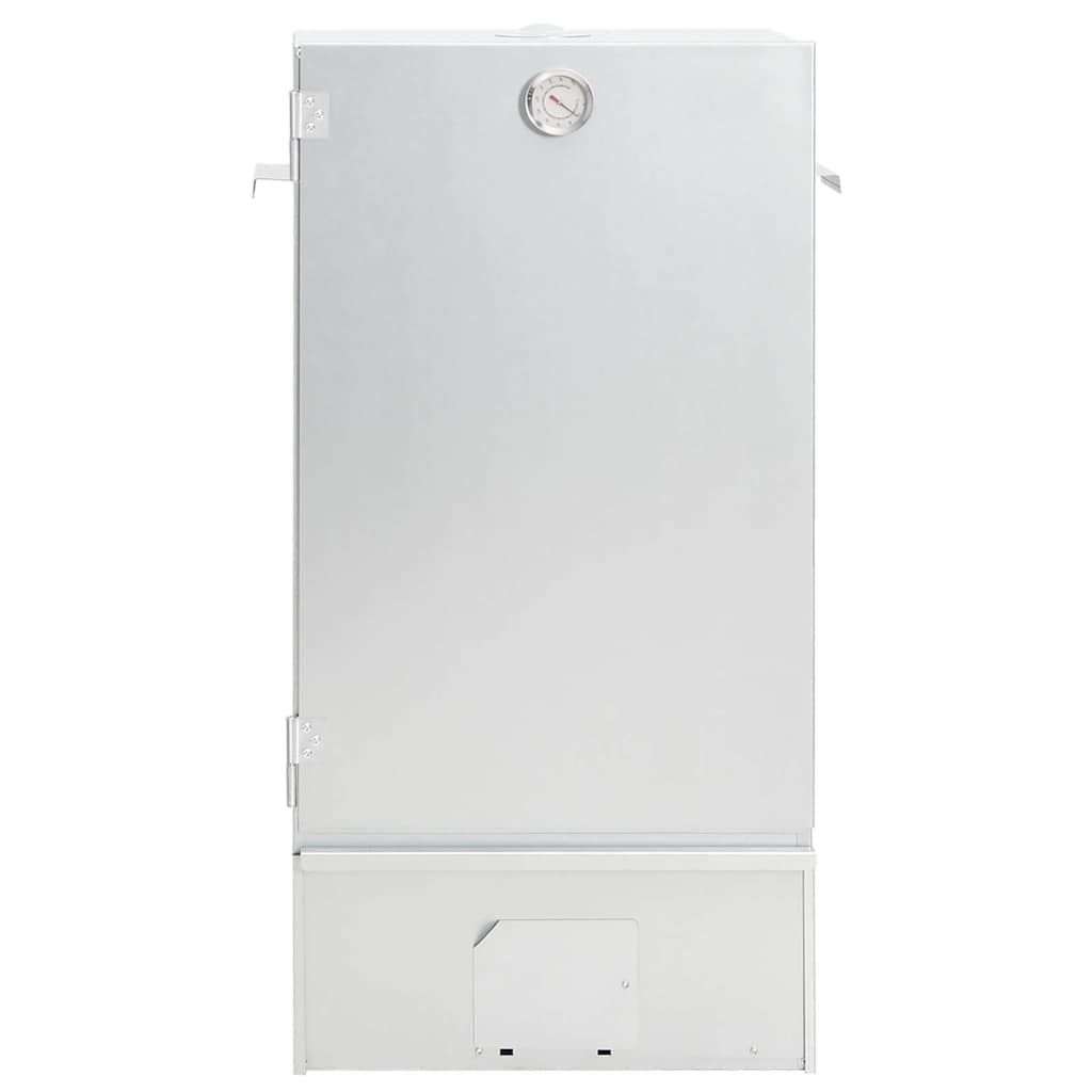 Horno Ahumador Astillas Madera Acero Galvanizado 44,5x29x83 Cm Vidaxl