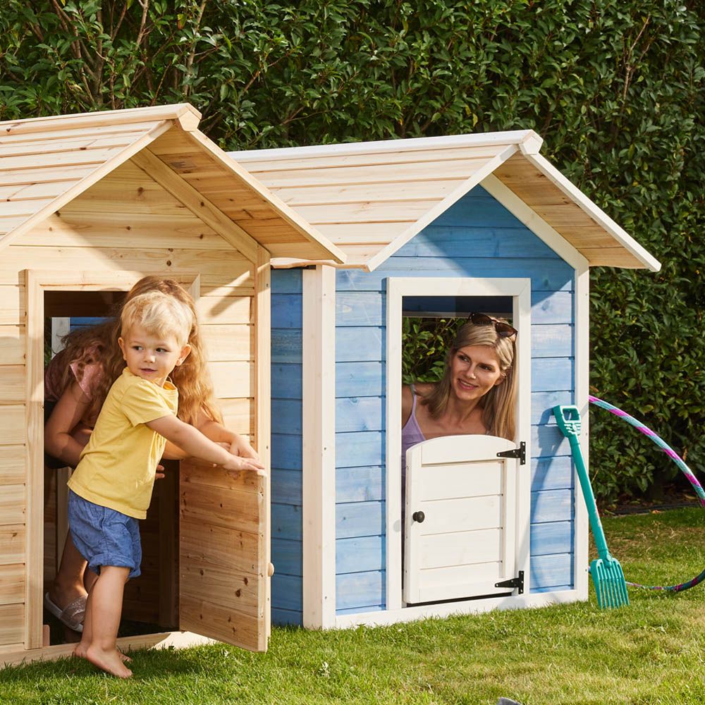 Caseta Jardín Infantil Home Deluxe Der Grosse Palast 118,2  X 138  X 132,5 Cm - Azul