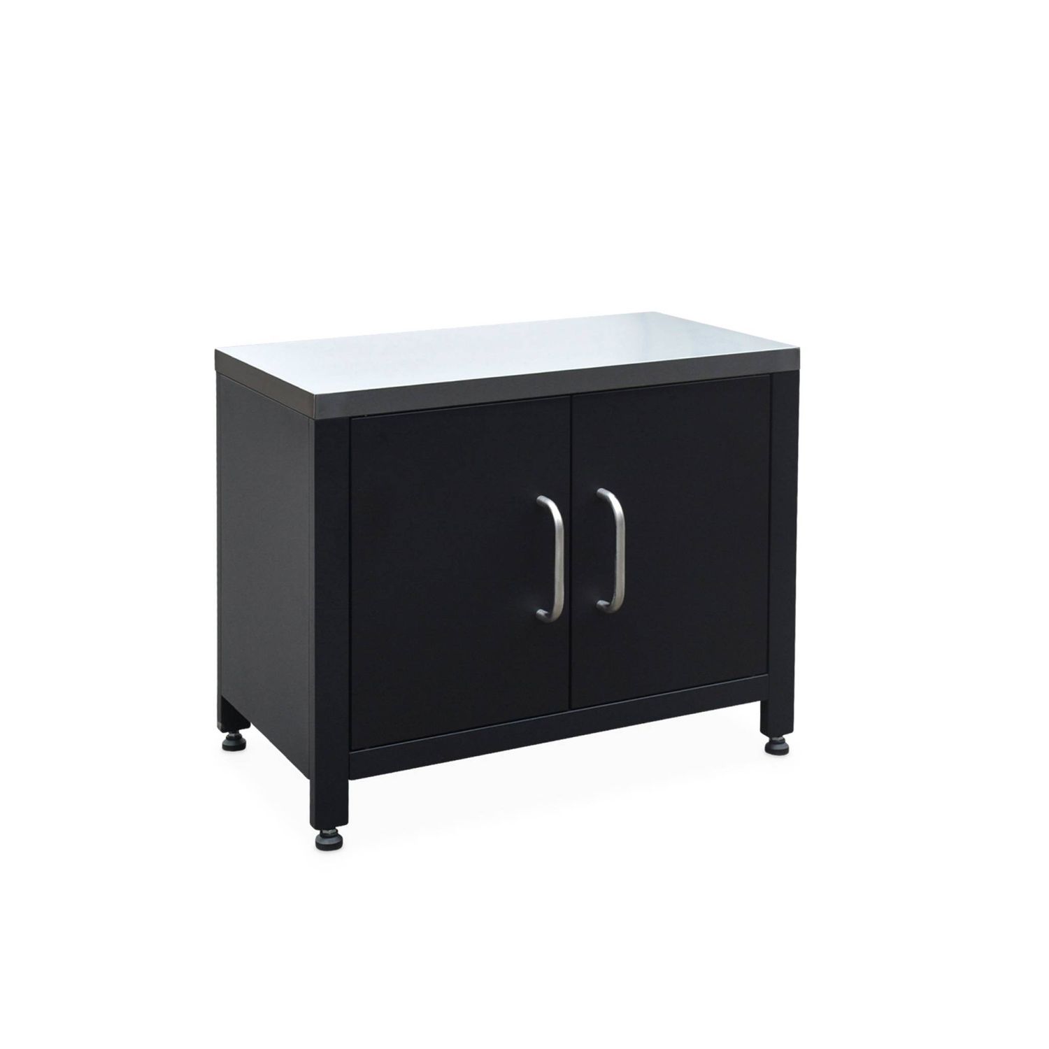 Cocina Exterior De Acero, 80cm, Negro