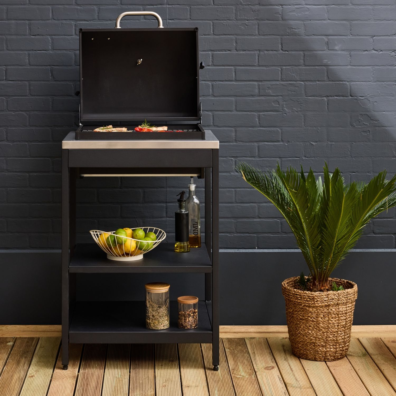 Parrilla De Barbacoa Al Carbón Acero Inoxidable Rejilla Cromada 2