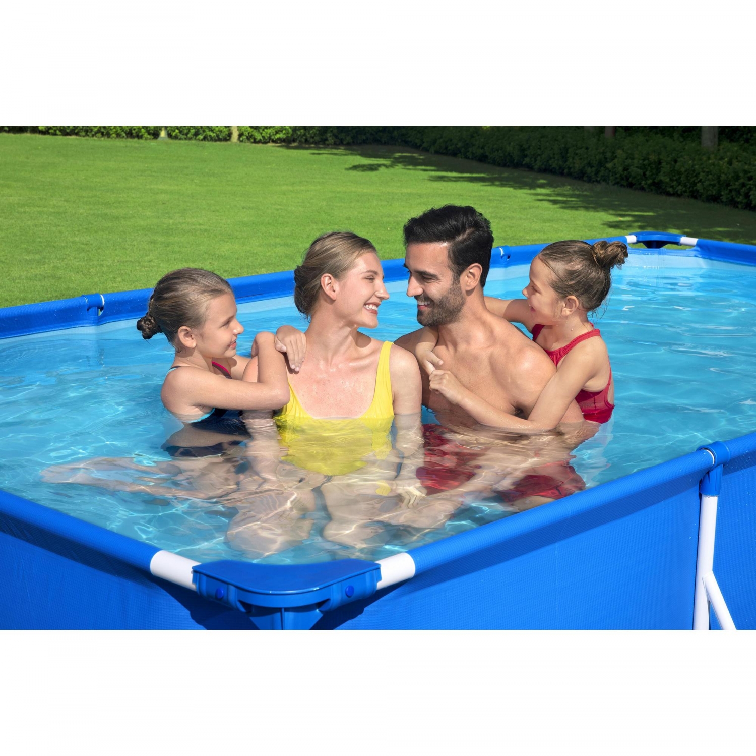 Piscina Tubular 400x211x81 cm Bestway
