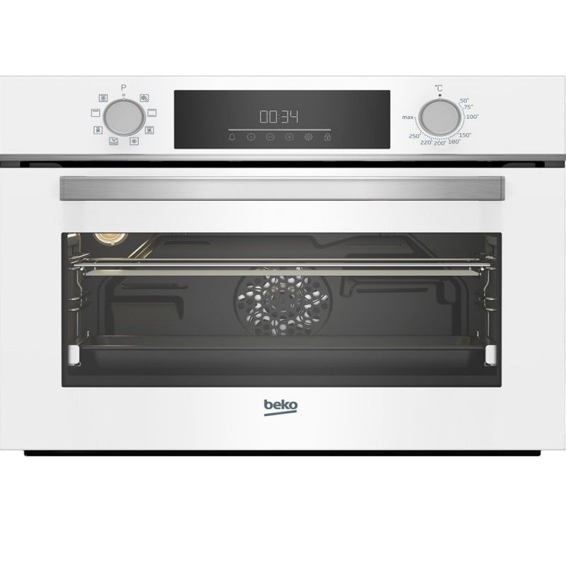 Horno Beko Bbcm18300w Cristal Blanco 45cm