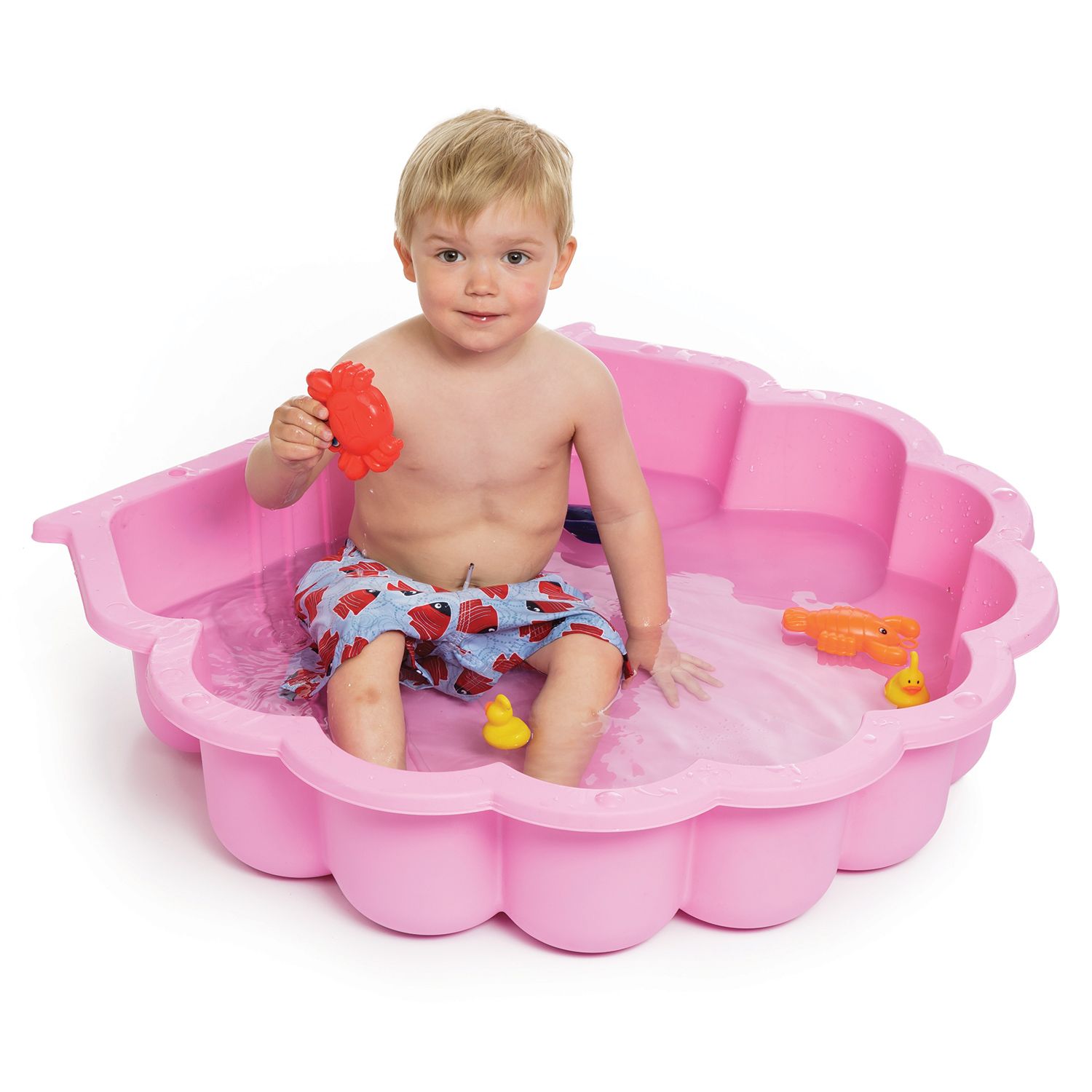 Juego De Conchas Para Arenero Paradiso Toys Rosa