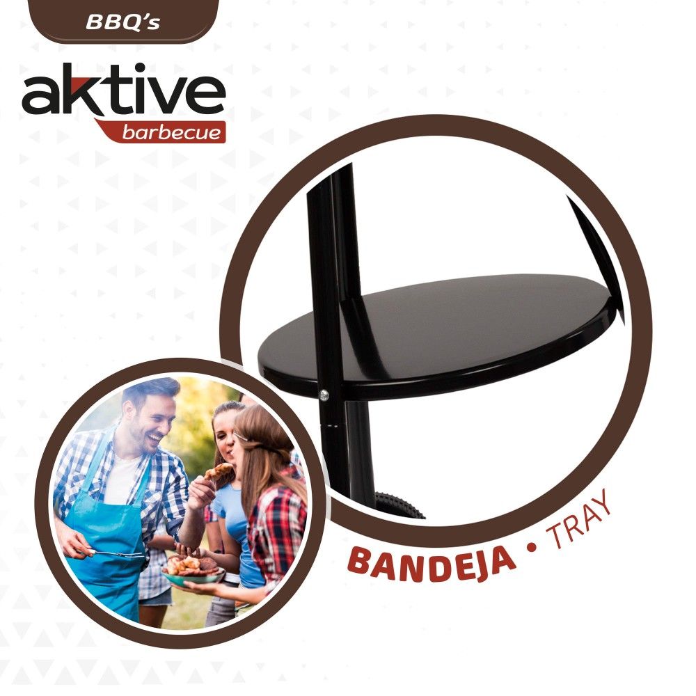 Barbacoa Carbón Portátil Aktive
