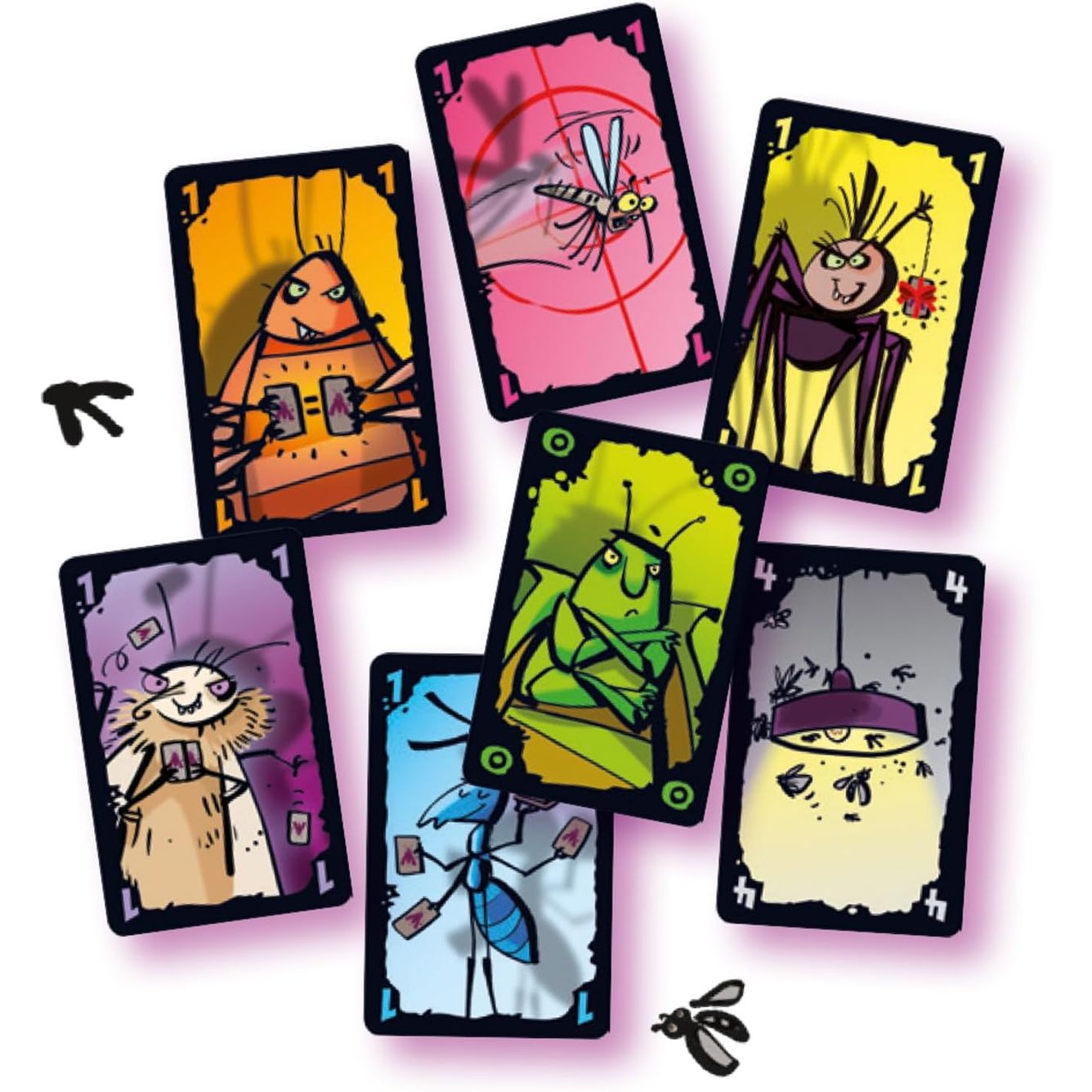 Juego Polilla Tramposa, De Cartas, Juego De Mesa Para Niños, Party