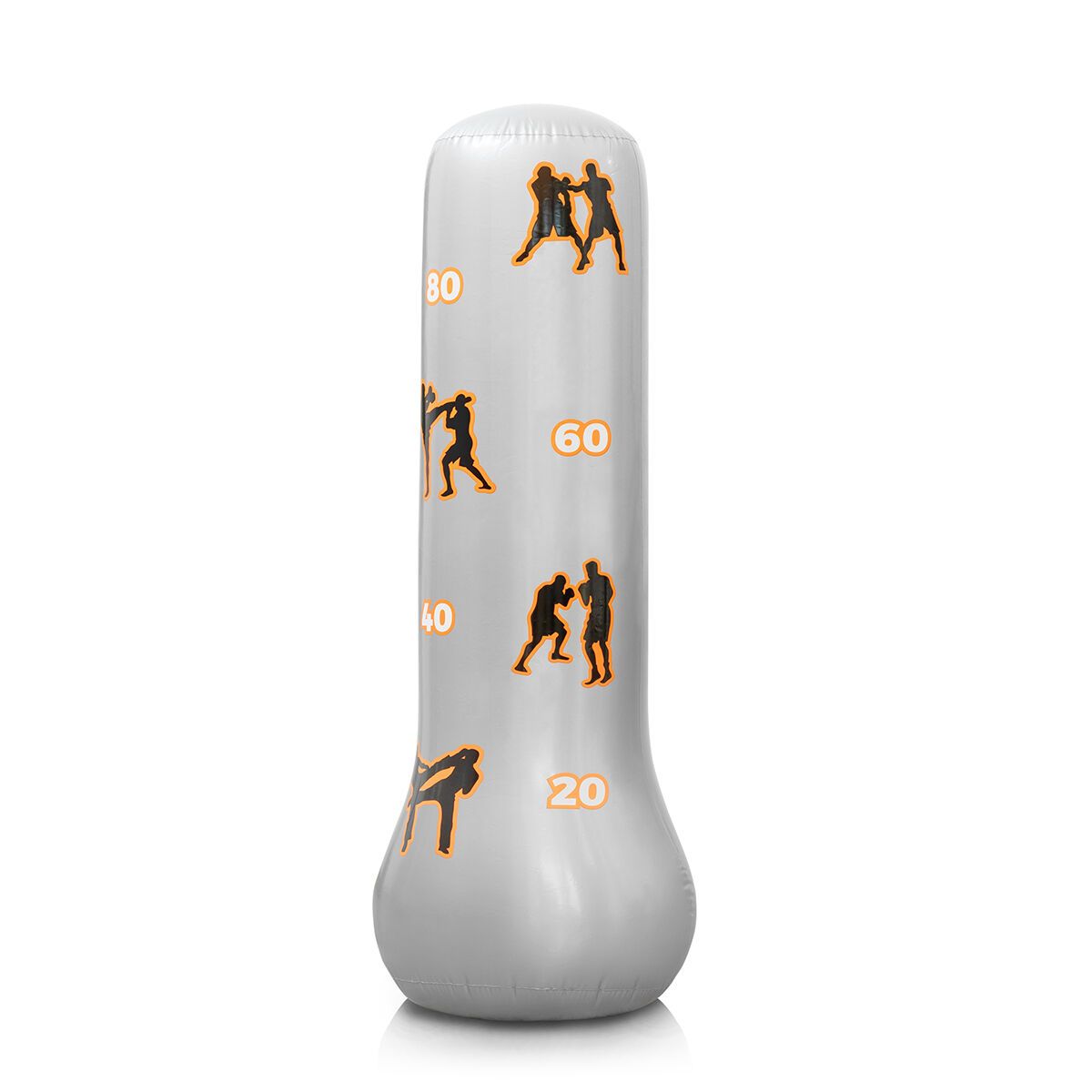 Saco De Boxeo De Pie Hinchable Para Niños Pvc 40 X 115 X 40 Cm Ig814625 - Innovagoods. Gris