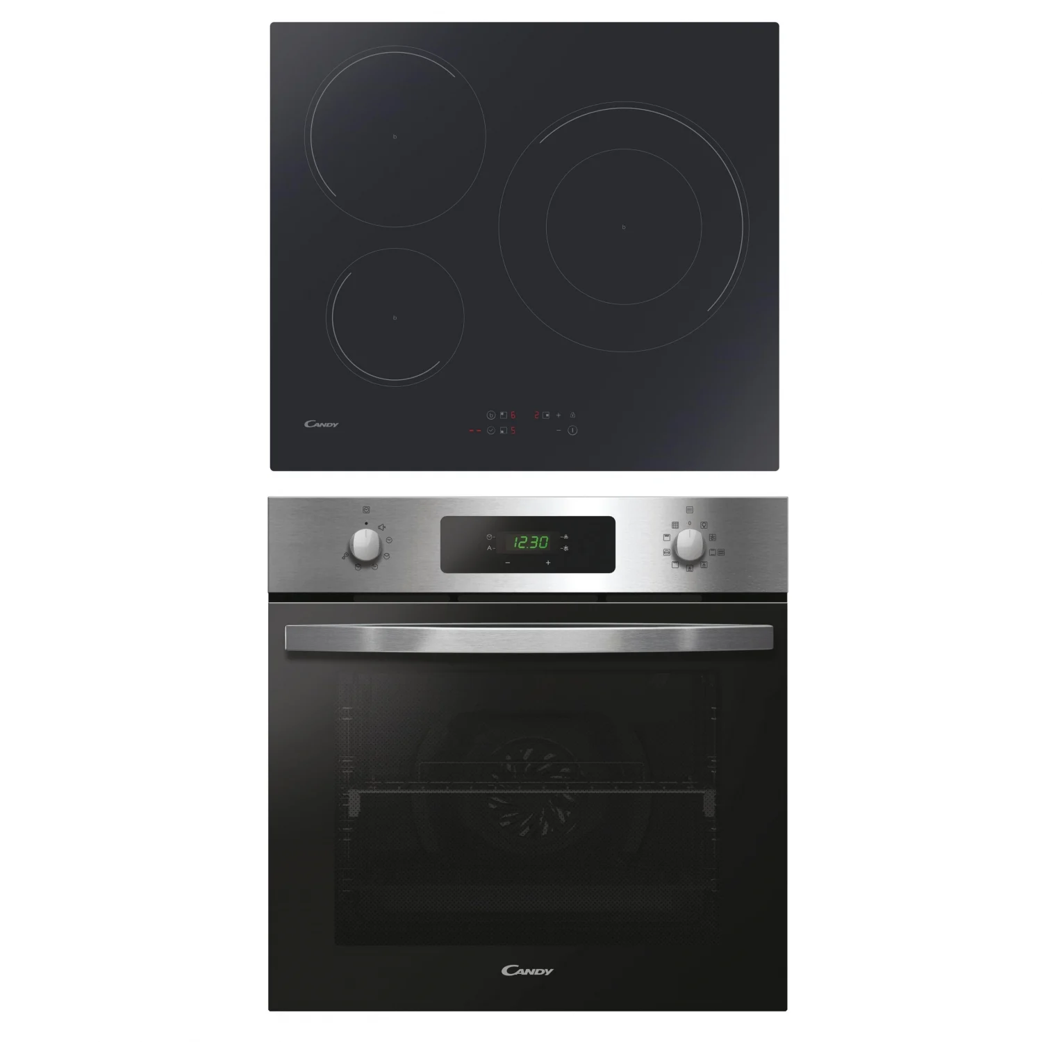 Horno + Placa de Inducción Candy PCI26PCXCI633C