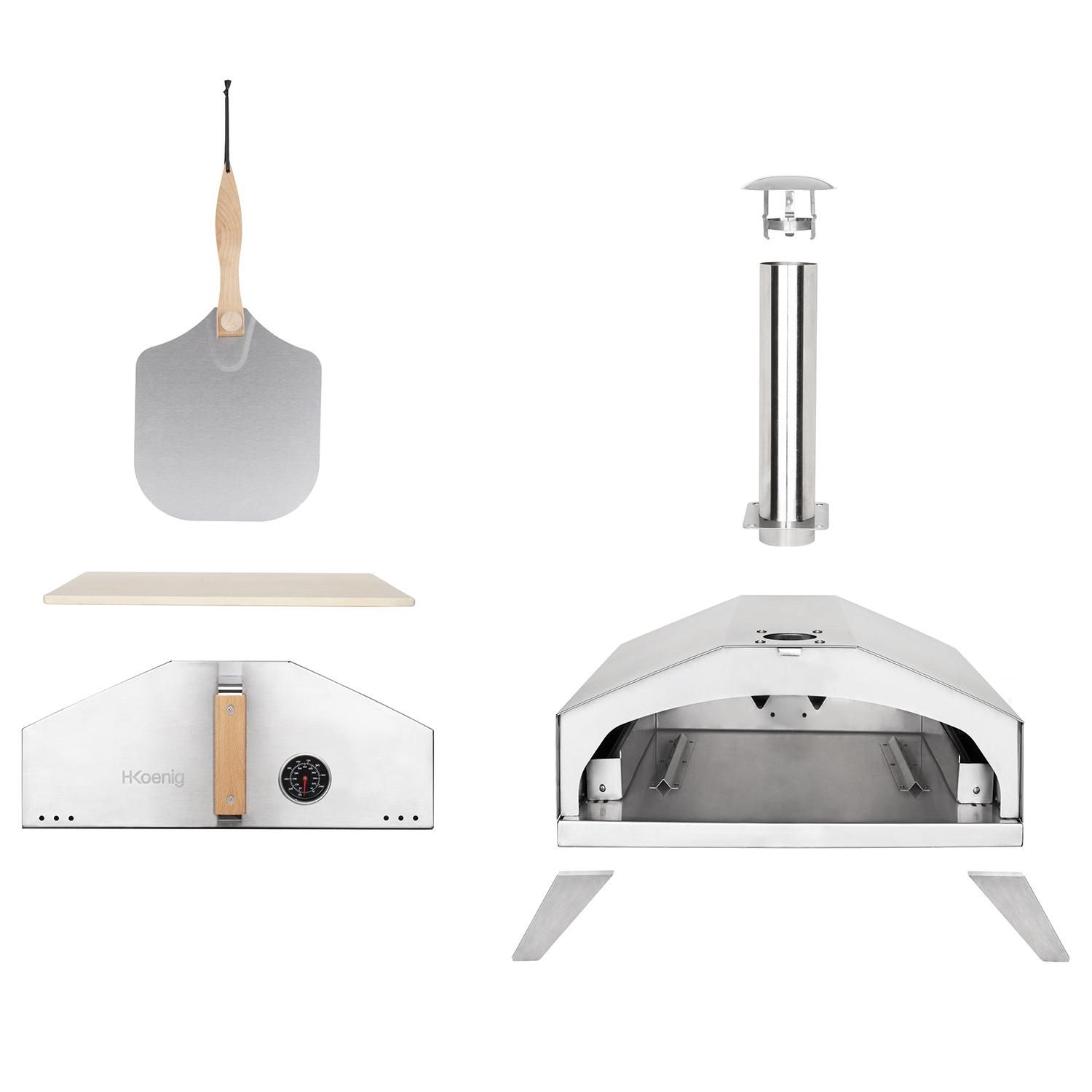 Horno De Gas Para Pizza Gino440 H.koenig