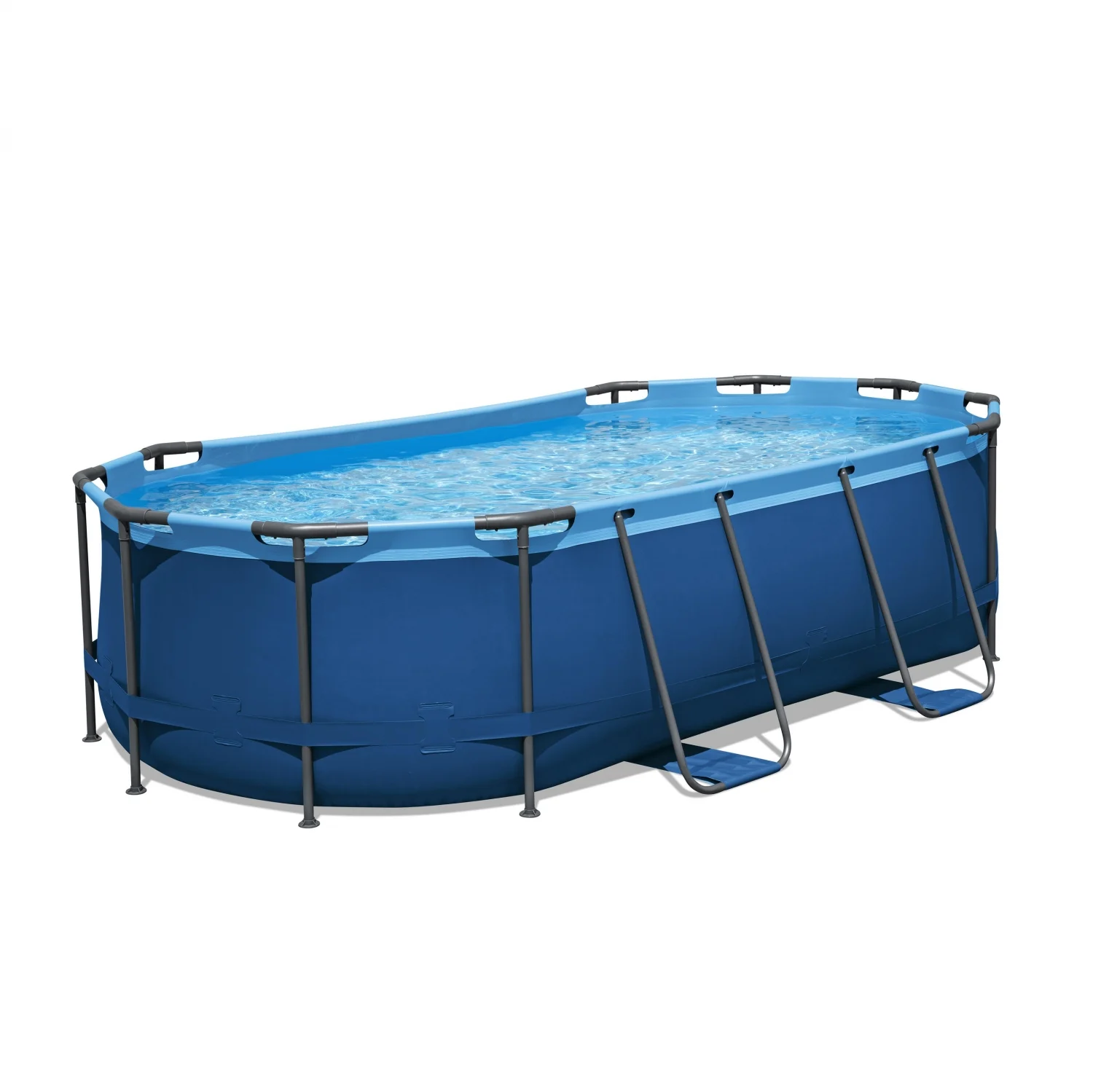 Piscina Ovalada Tubular 427x250x100 cm Tortuga