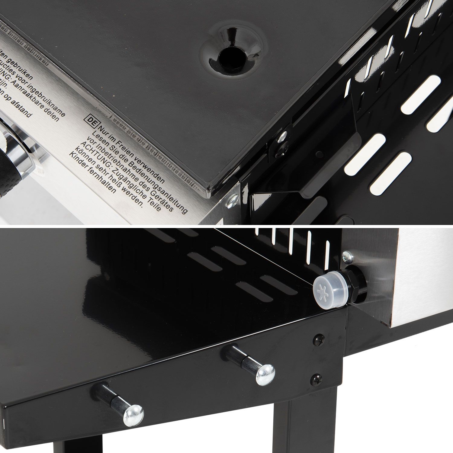 Plancha De Gas Mérida 3 Quemadores + Carrito