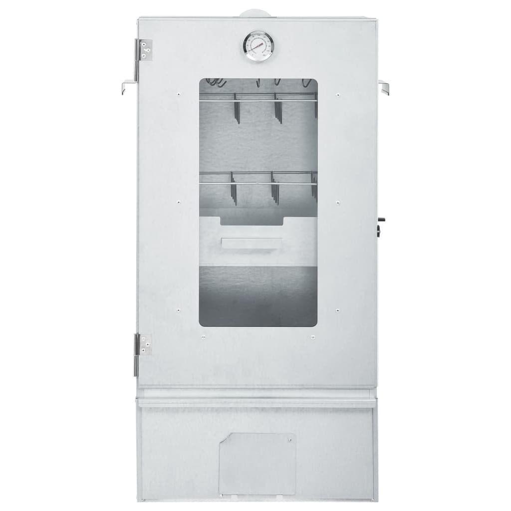 Horno Ahumador De Bbq Con Generador Humo Frío Acero Galvanizado Vidaxl