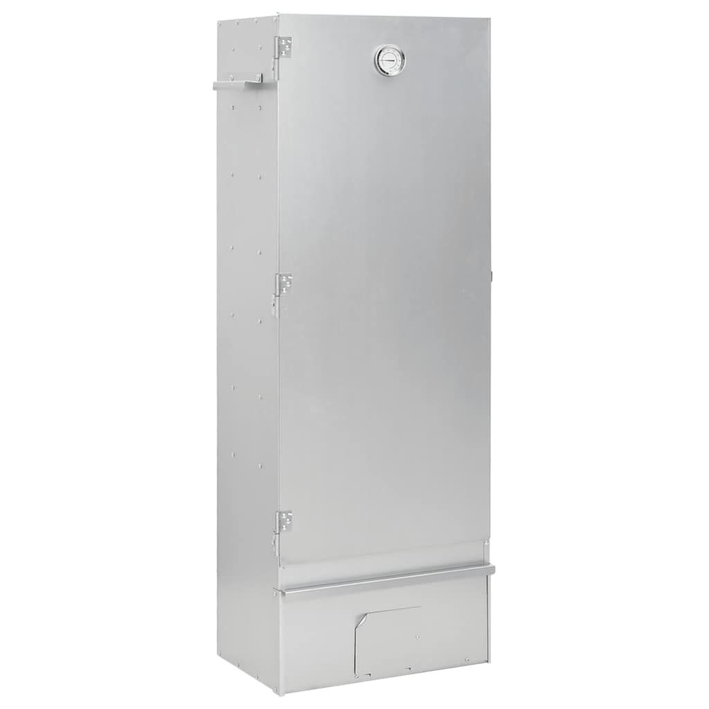 Horno Ahumador Astillas Madera Acero Galvanizado 44,5x29x110 Cm Vidaxl