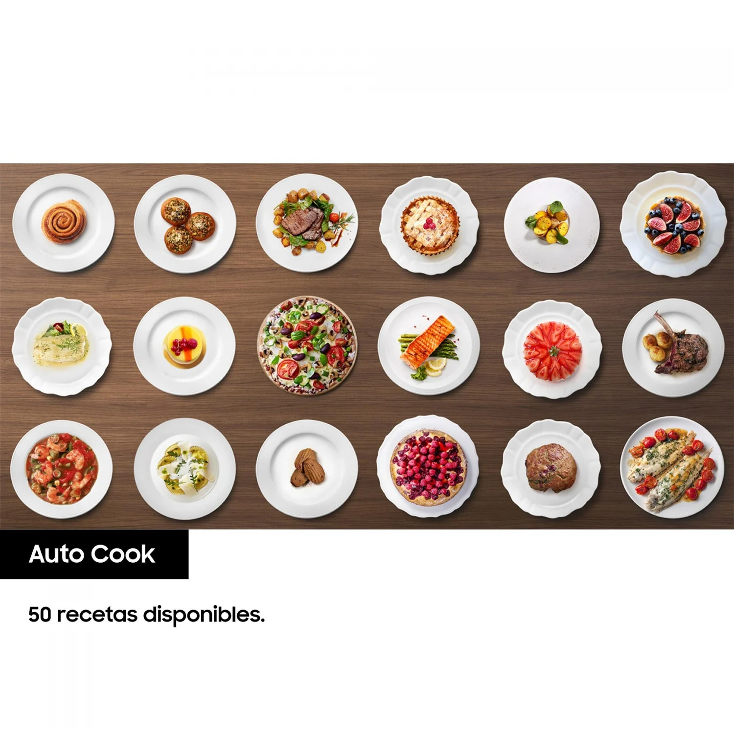 Horno Multifunción Samsung A NV68A1170BS, 1.8 kW, 68 L, Apertura Abatible, 7 Funciones de Cocción, Eficiencia A - Inox