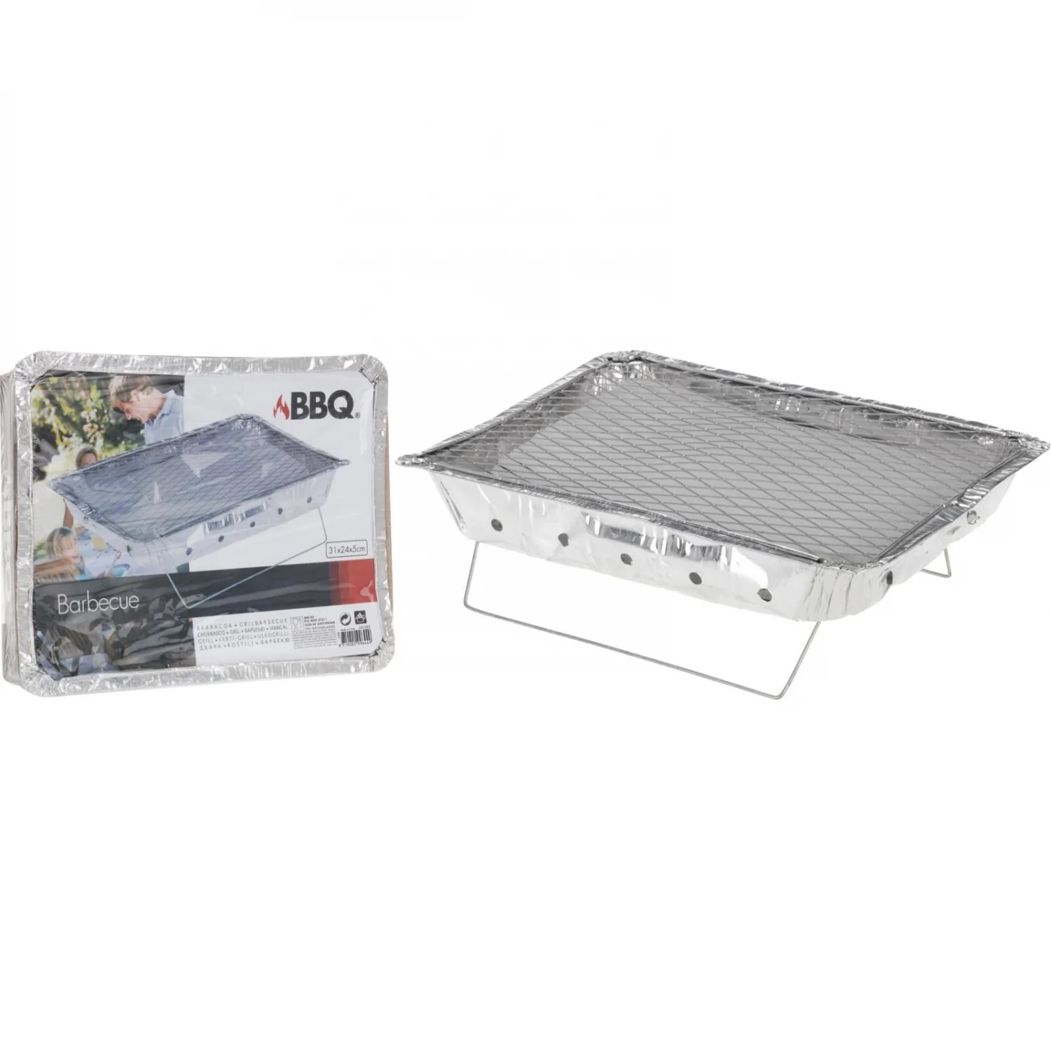 Barbacoa Desechable 31x24 cm