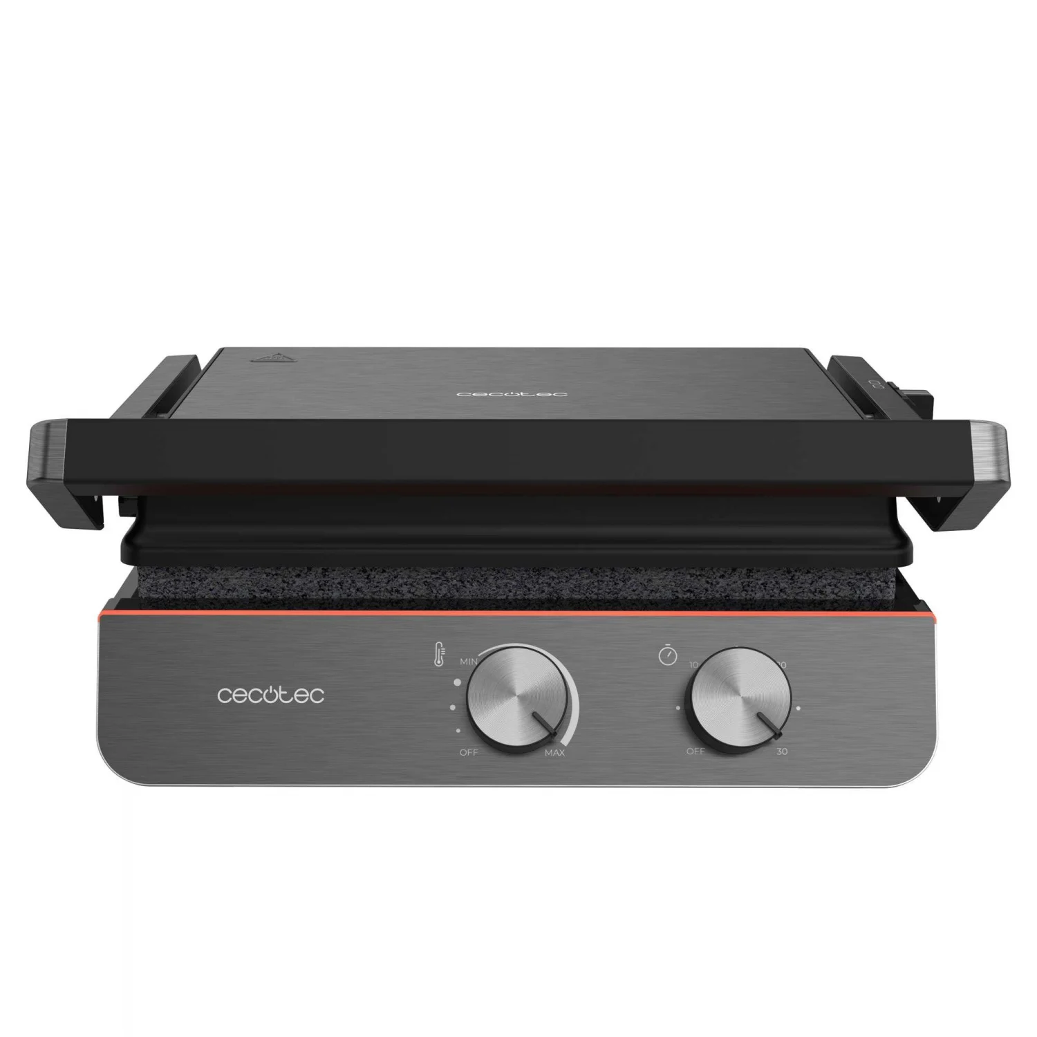 Barbacoa Eléctrica Cecotec Rock’nGrill Blaze Neon, 2200 W - Negro