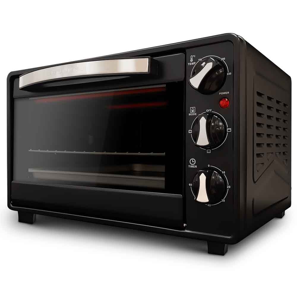 Horno Eléctrico Multifunción De Sobremesa  De 23l - Hr-23hn - 1600w - Negro