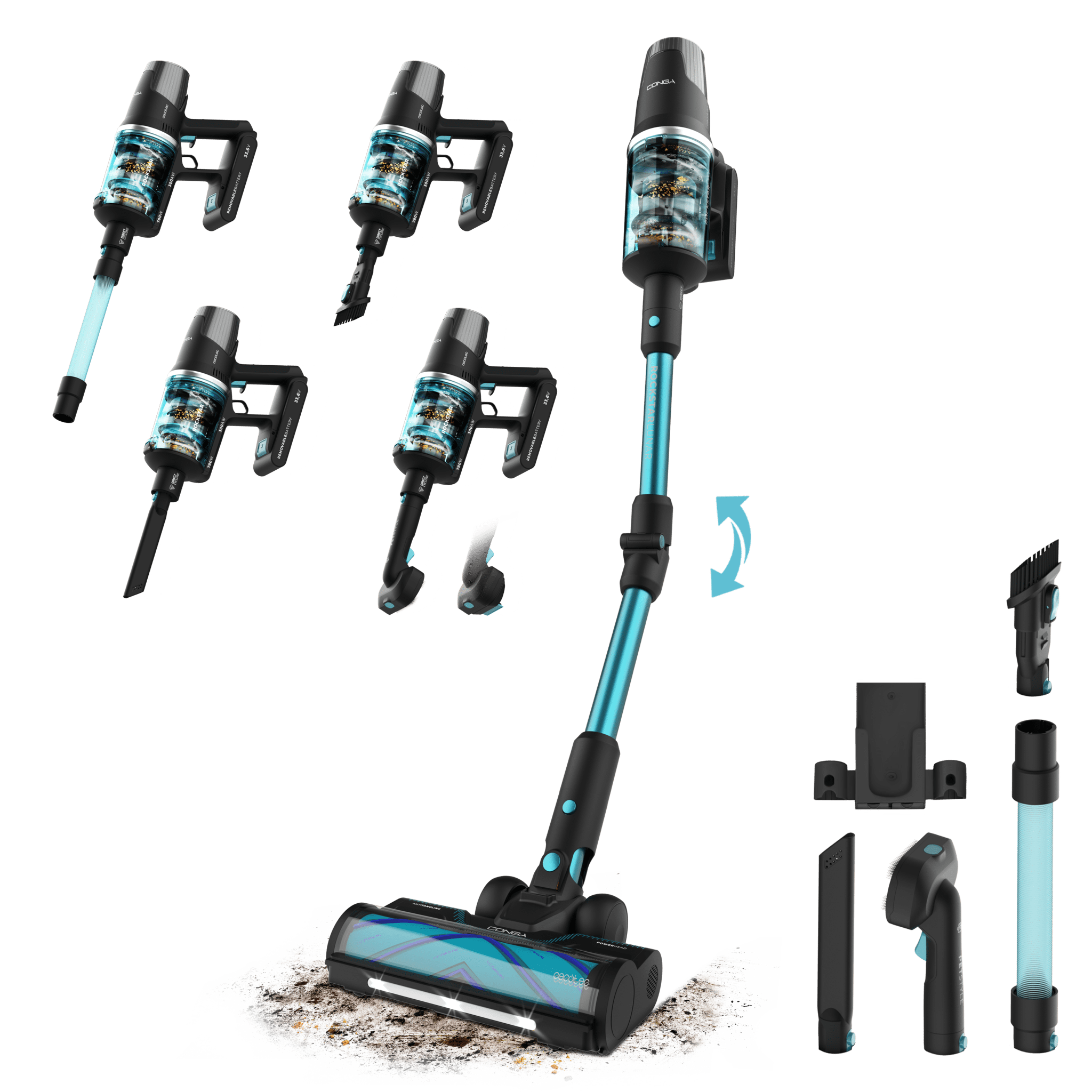 Conga Rockstar 9500 Lunar Pet Flex