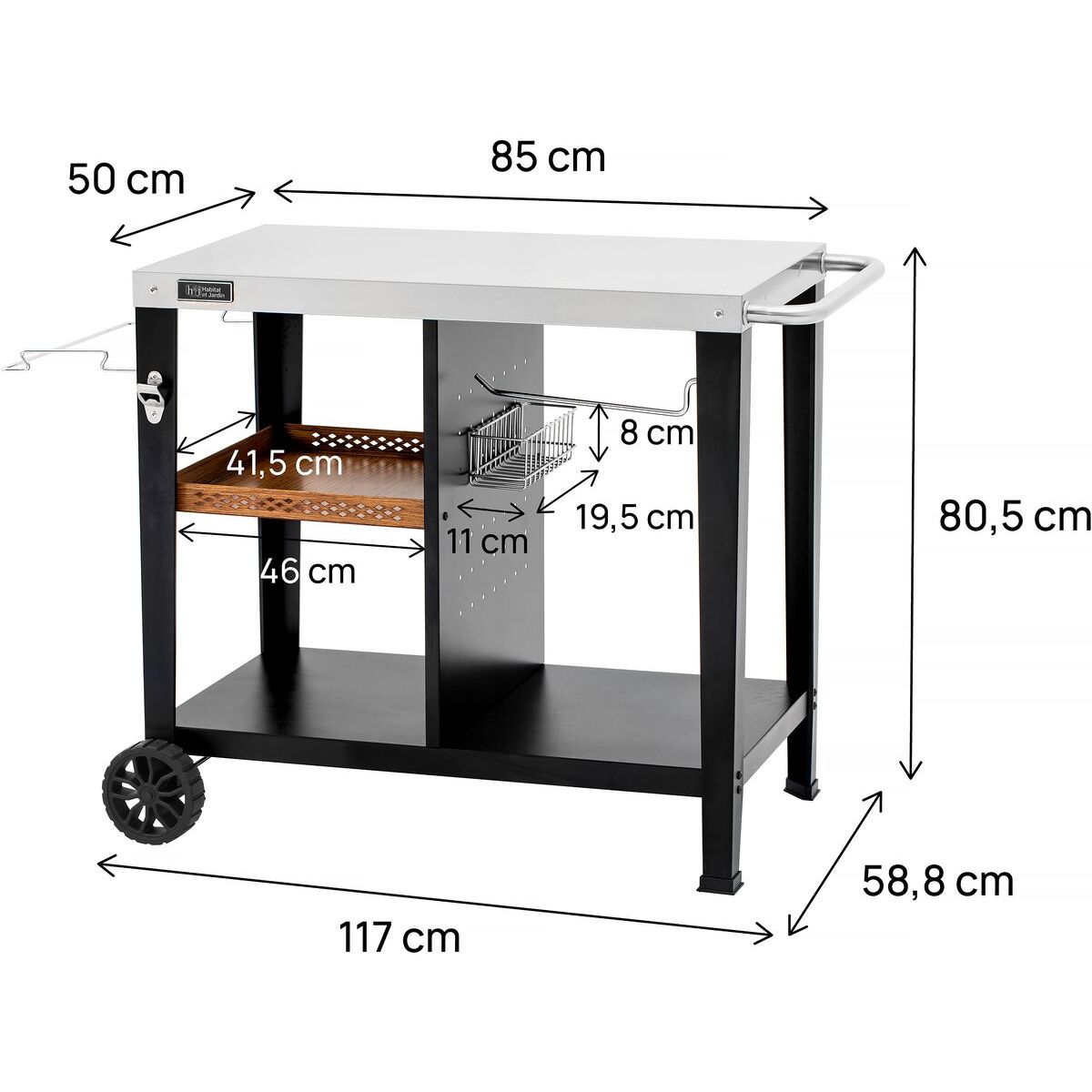 Carro De Servicio Para Barbacoa 