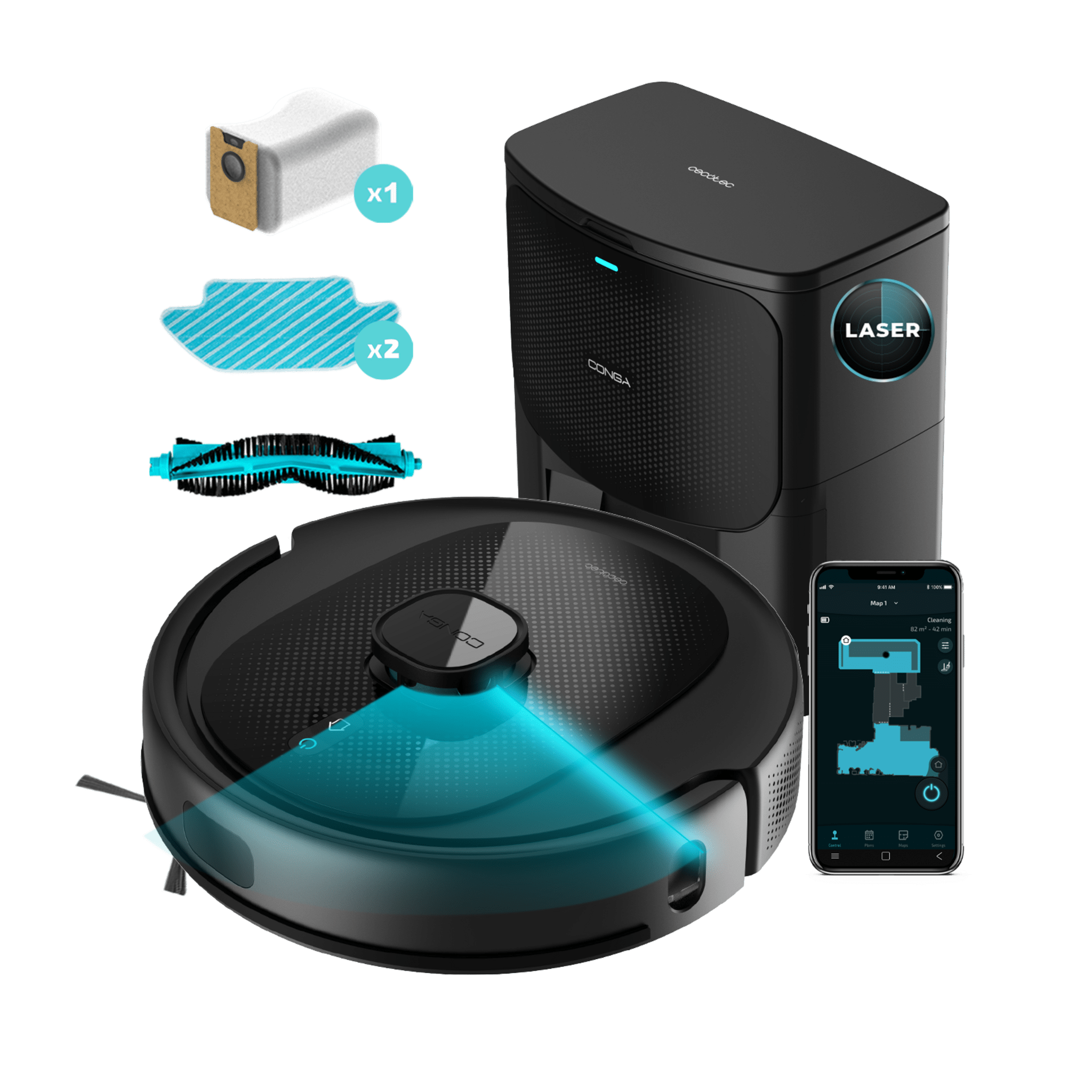 Conga 8290 Immortal UltraPower Vac Station