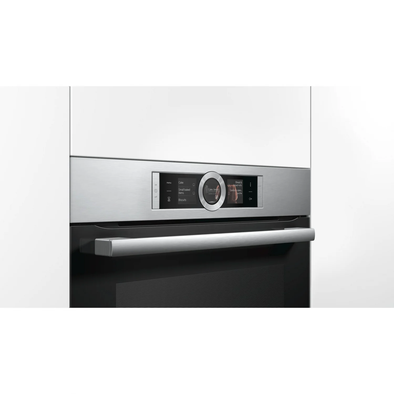 Horno Multifución Bosch  HBG6764S1, 3,6 kW, 71 L, Apertura Abatible, 13 Funciones de Cocción, Eficiencia A+ - Inox