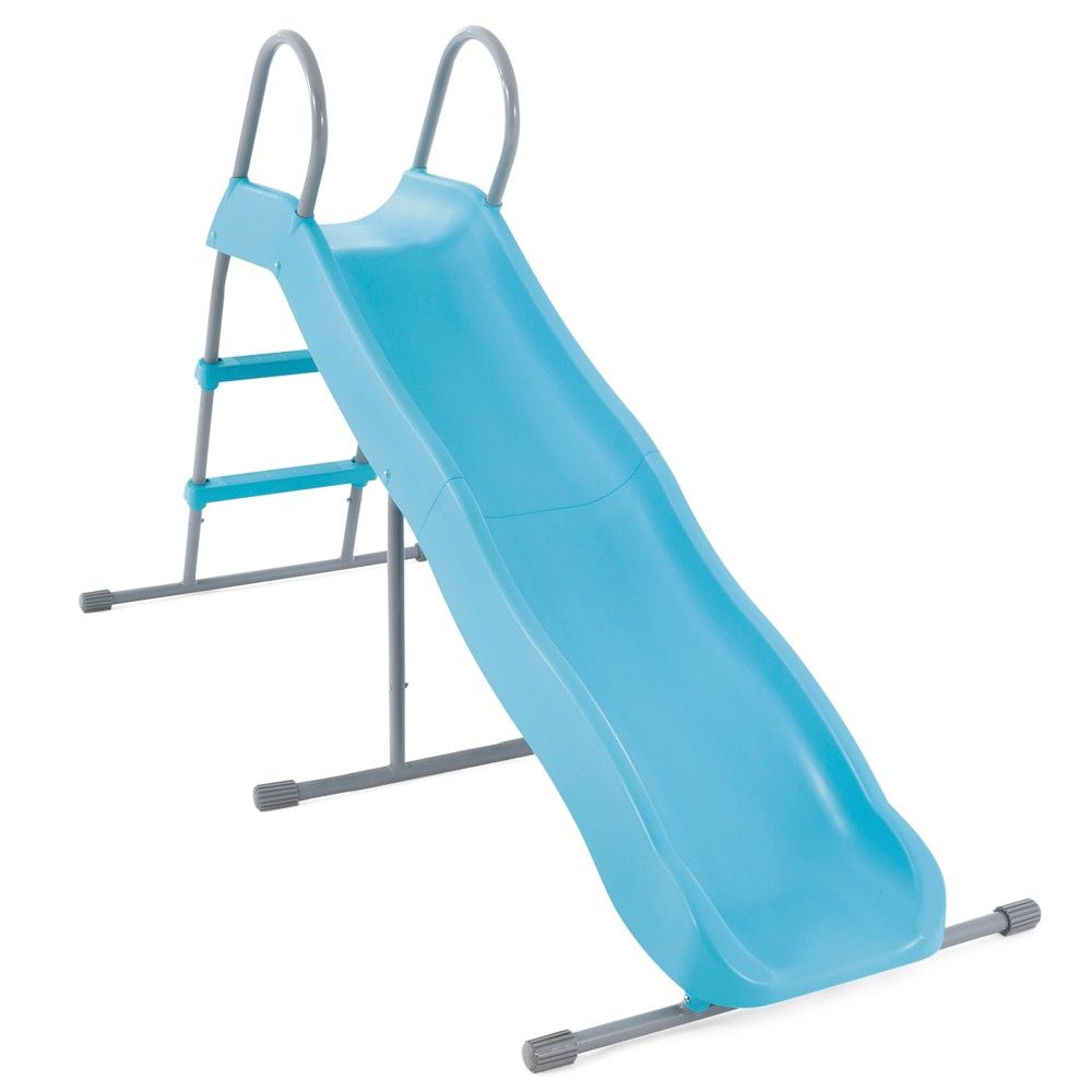 Intex Tobogán Infantil De 84x196x119 Cm Con 2 Escalones Y Estructura De Acero Adecuado Para 3-10 Años