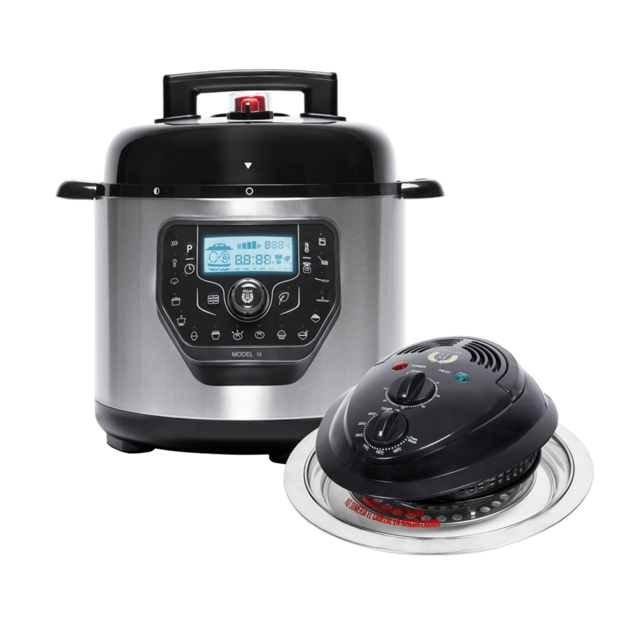 Olla GM Modelo H Deluxe + Cabezal de horno