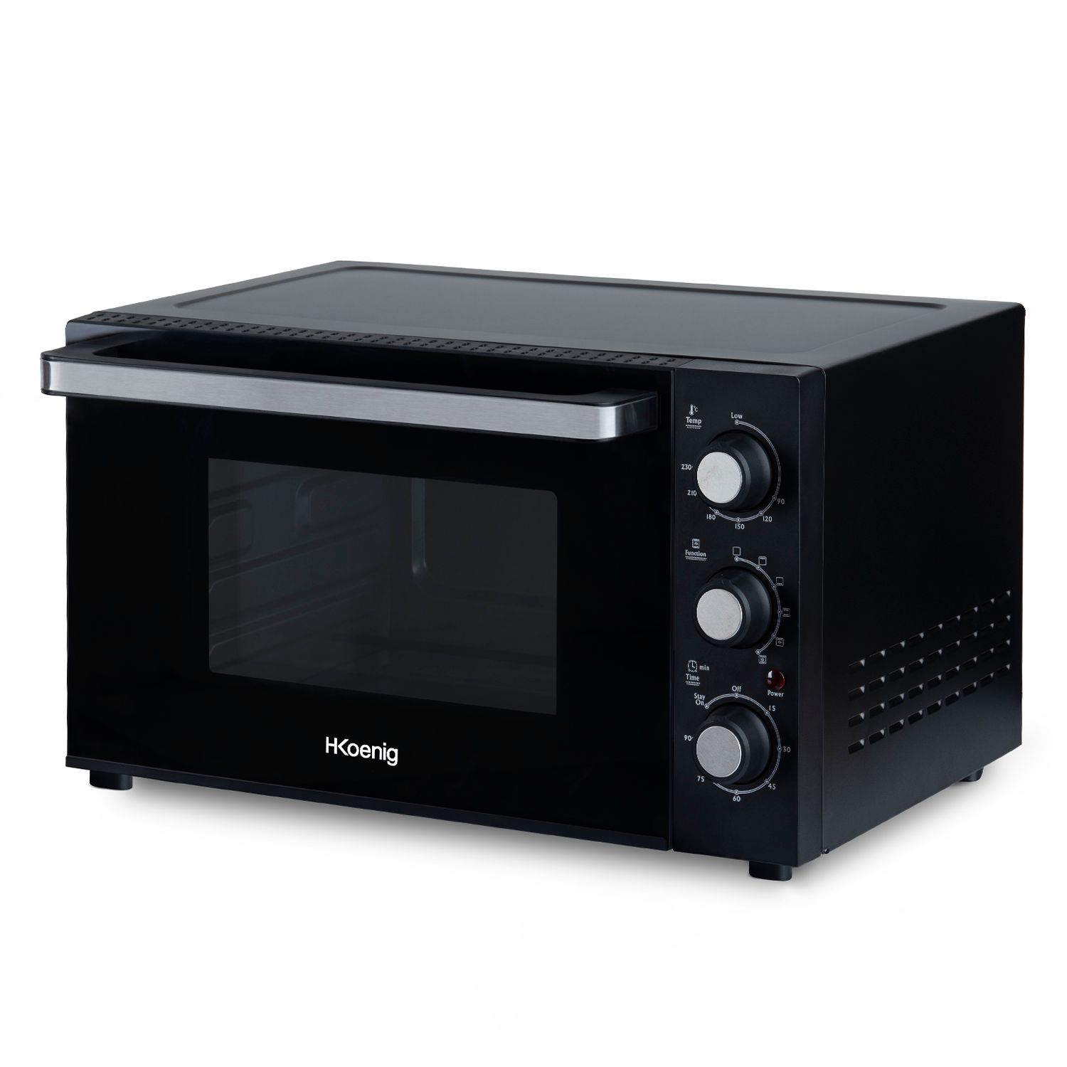 Mini Horno Fo30 H.koenig, 1500 W, 30l, Acero Inoxidable, Negro