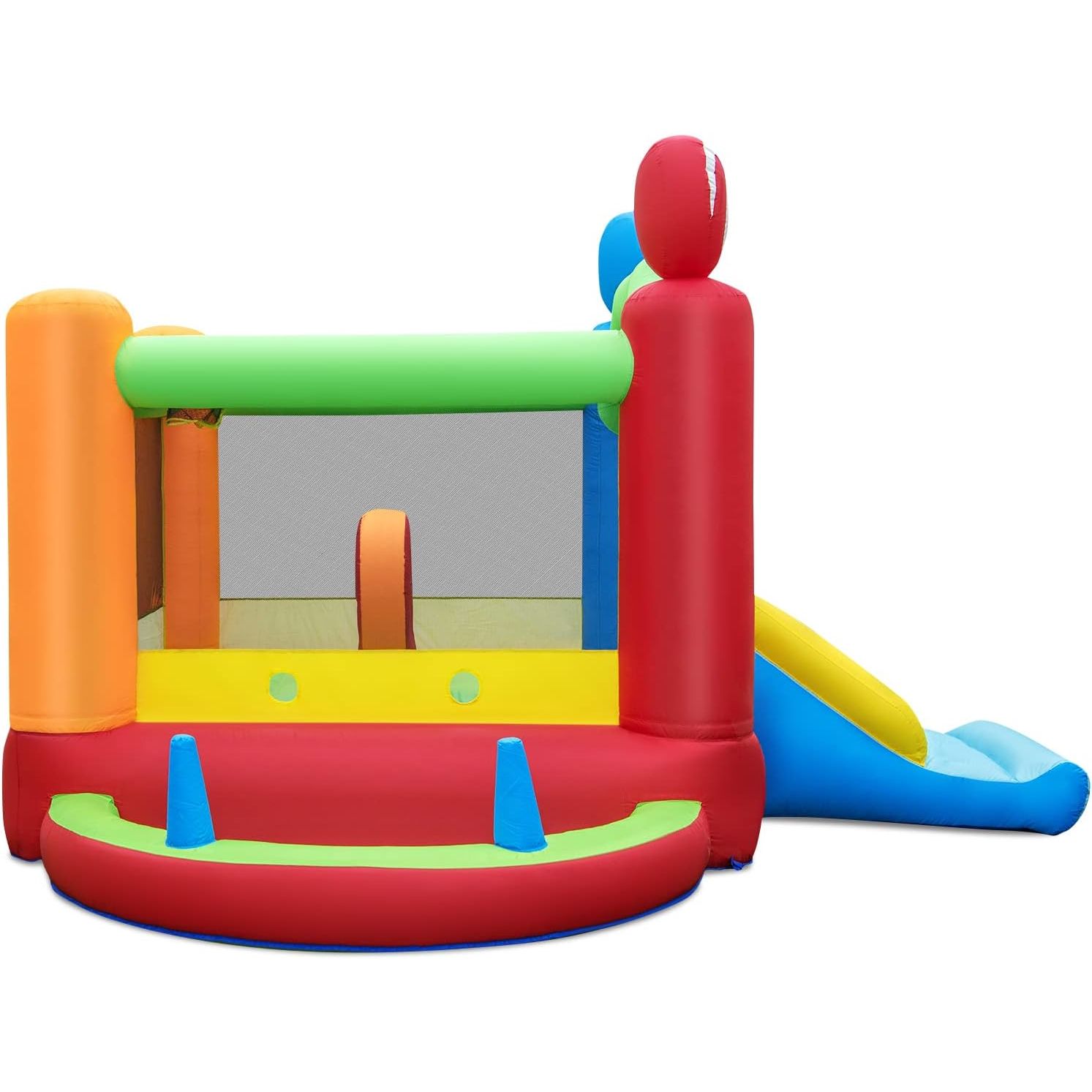 Castillo Hinchable Castillo Hinchable Grande Niños 3 Años +, Costway 385 X 355 X 245 Cm