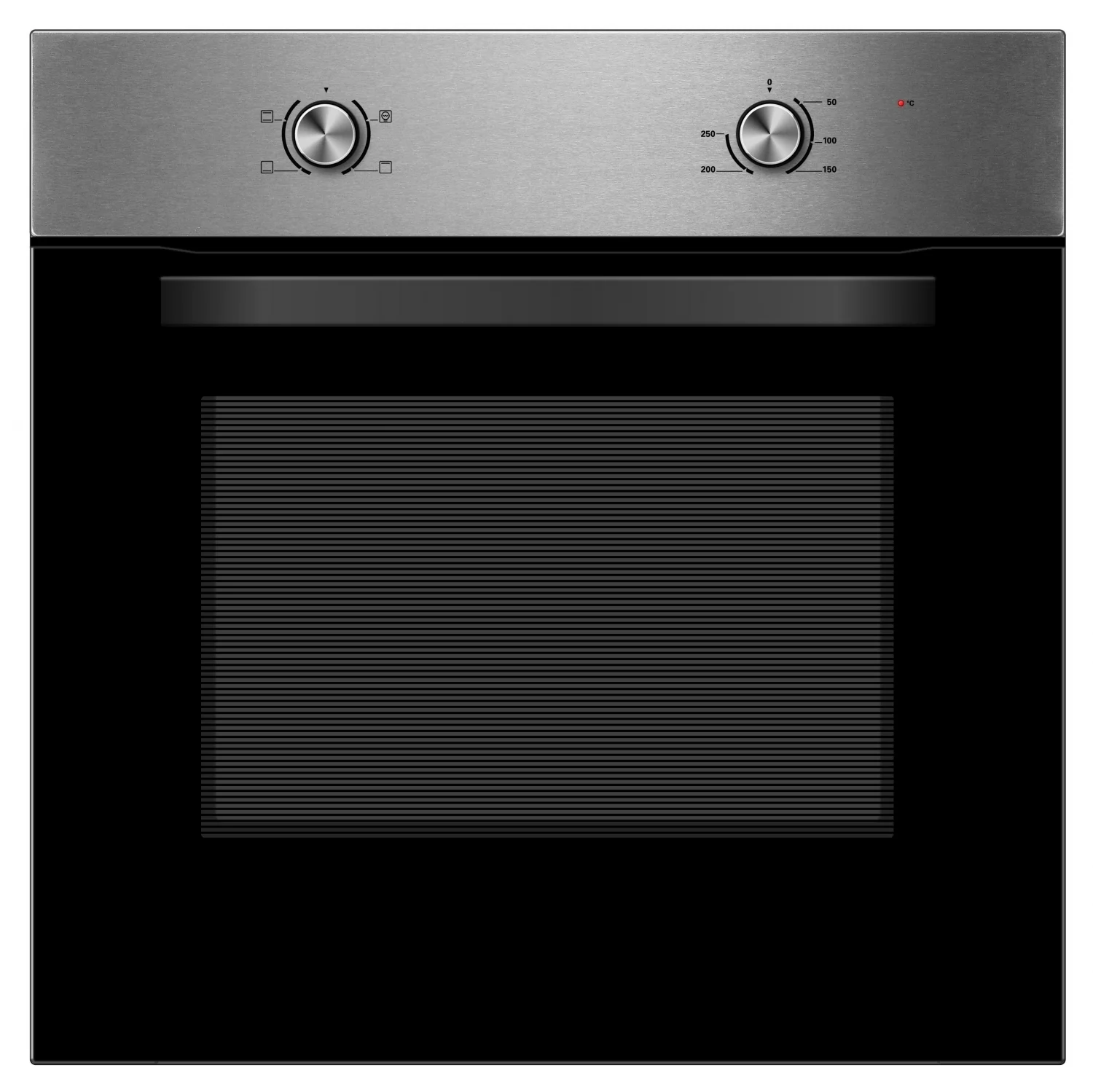 Horno Multifunción Midea MD65L40M0-B0, 2.1 kW, 70 L, Apertura Abatible, 4 Funciones de Cocción, Eficiencia A - Inox