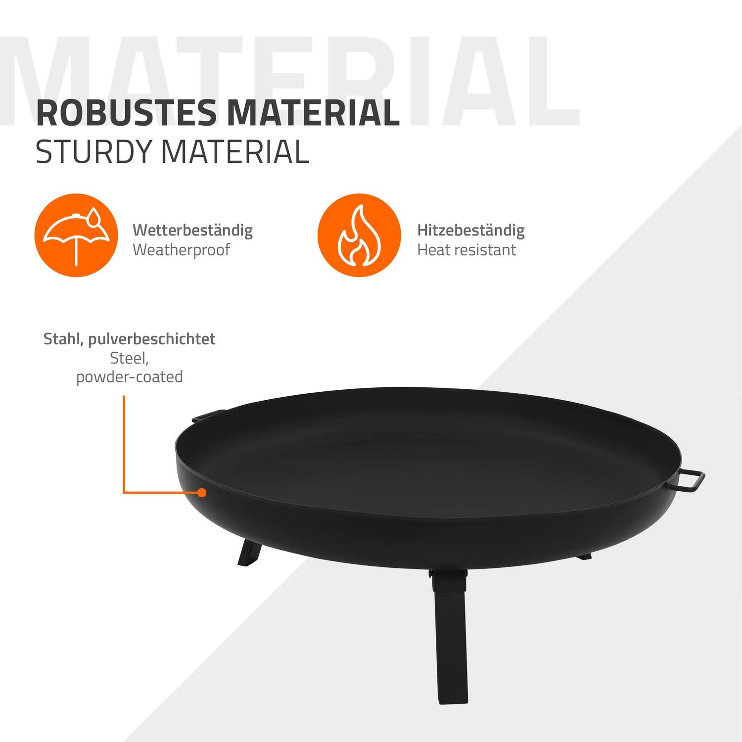 Hoguera De Acero Con Trípode Para Barbacoas