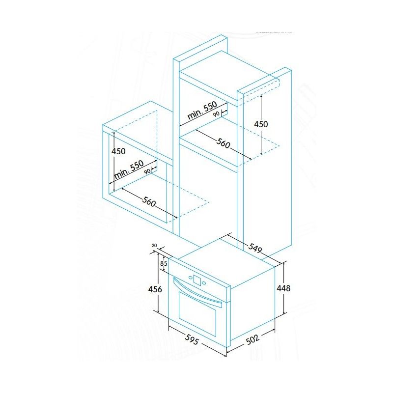 Horno Edesa Eoe4520x