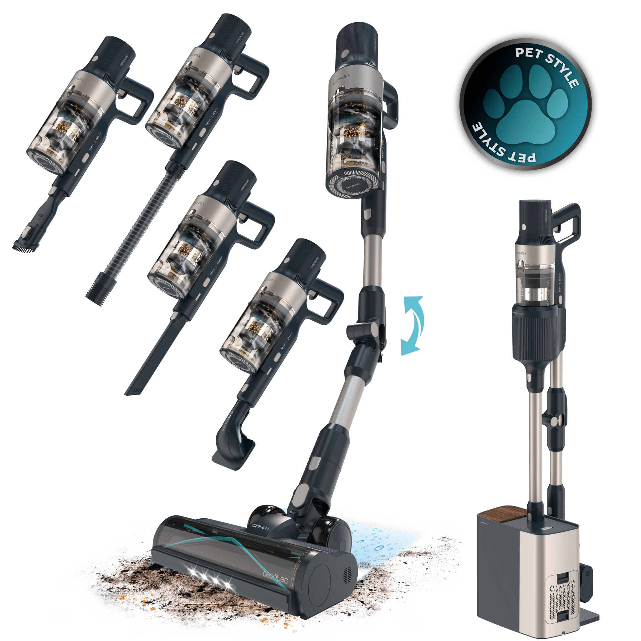 Conga Rockstar 5500 Hurricane Station Pet Flex