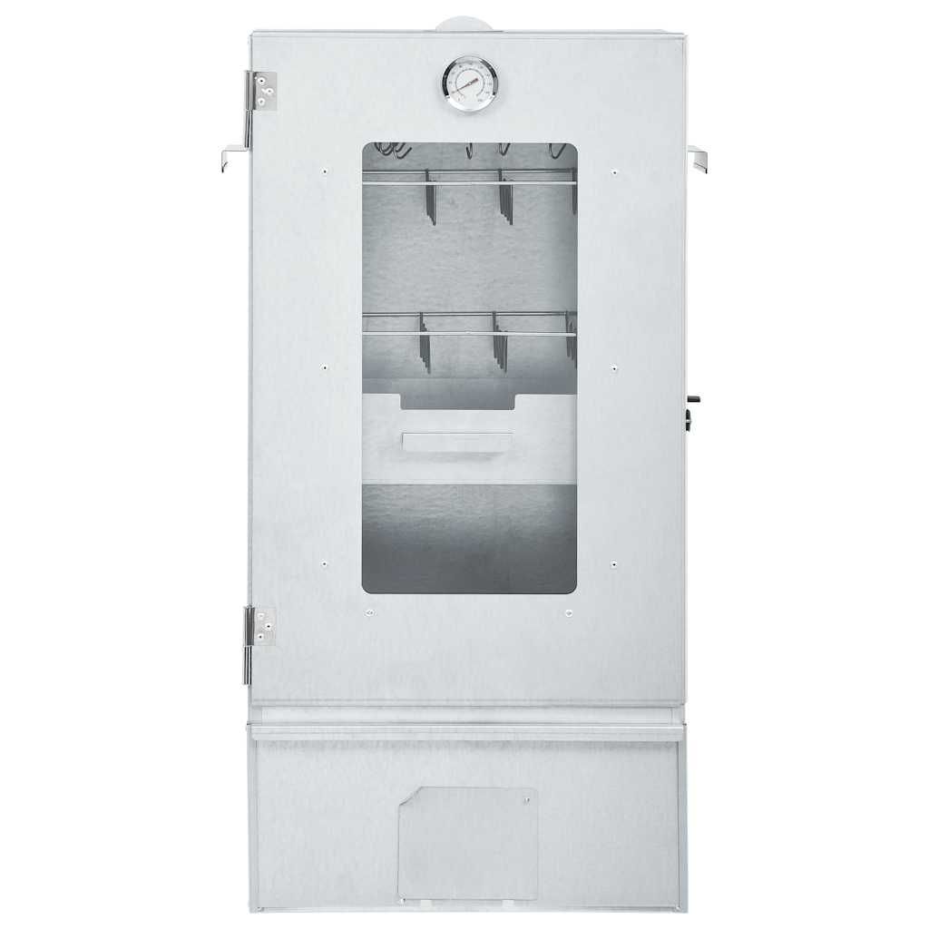Horno Ahumador De Bbq Con Generador Humo Frío Acero Galvanizado Vidaxl