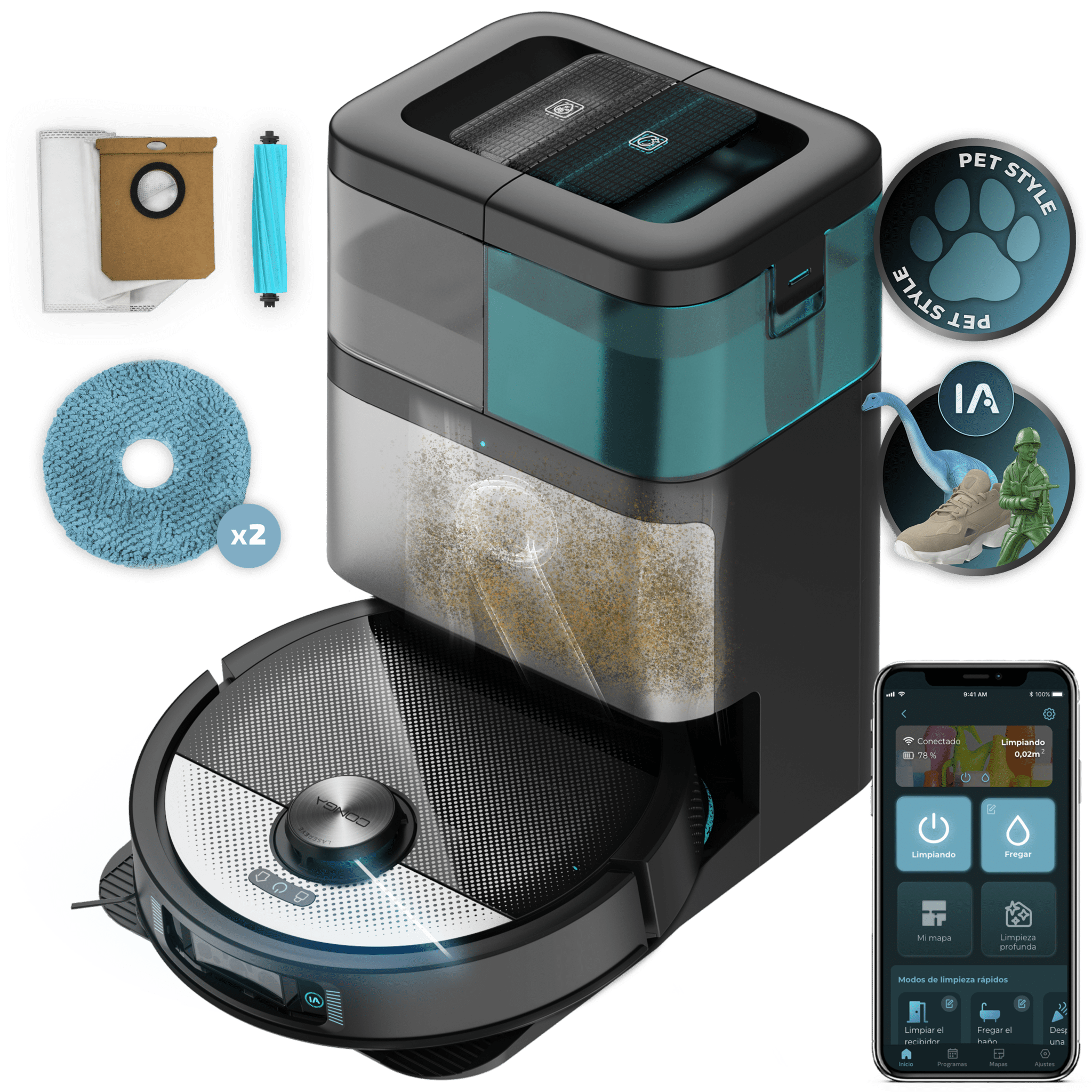 Conga 16090 AI SpinArm Home&Wash