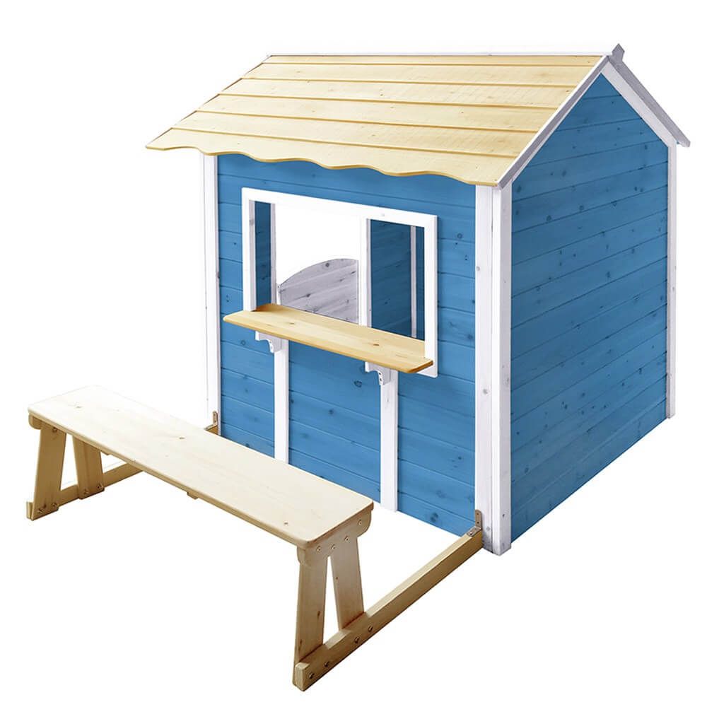 Caseta Jardín Infantil Home Deluxe Der Grosse Palast 118,2  X 138  X 132,5 Cm - Azul