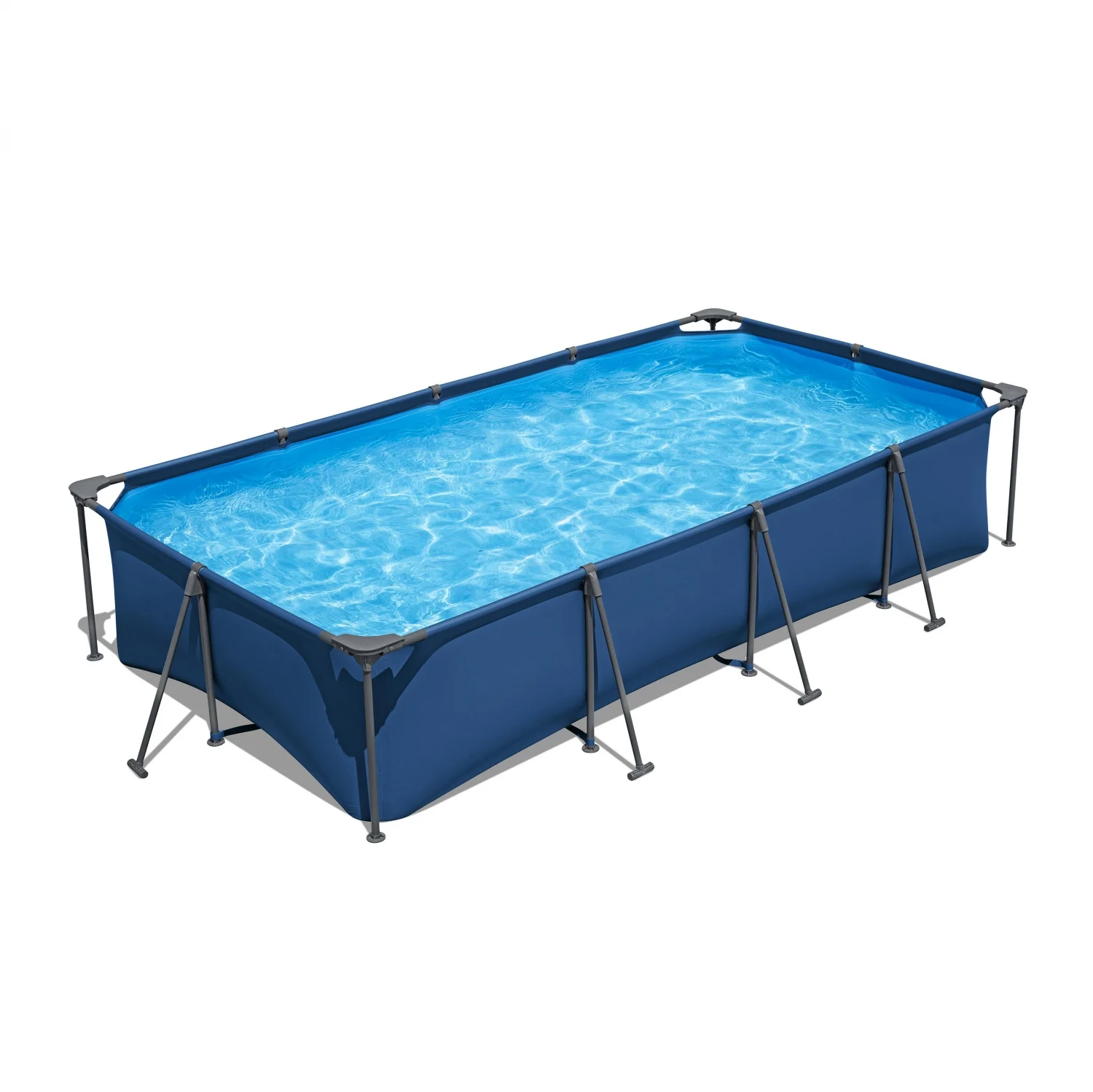 Piscina Rectangular Tubular 400x211x81 cm Puka