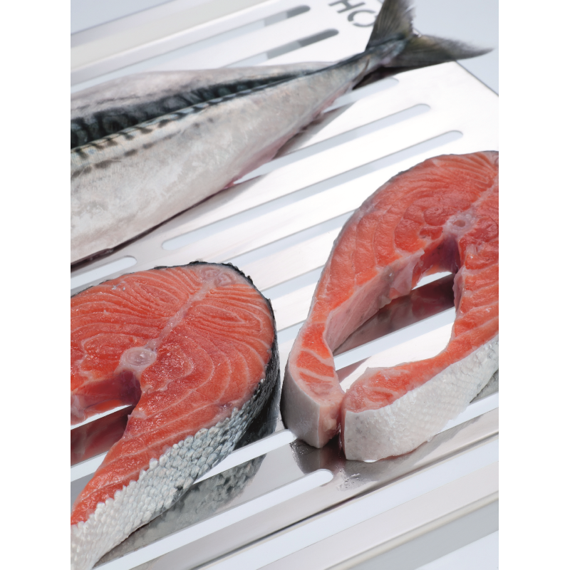 Parrilla Barbacoa En Acero Inoxidable, Diseñada Para La Cocción De Pescado/verdura,,