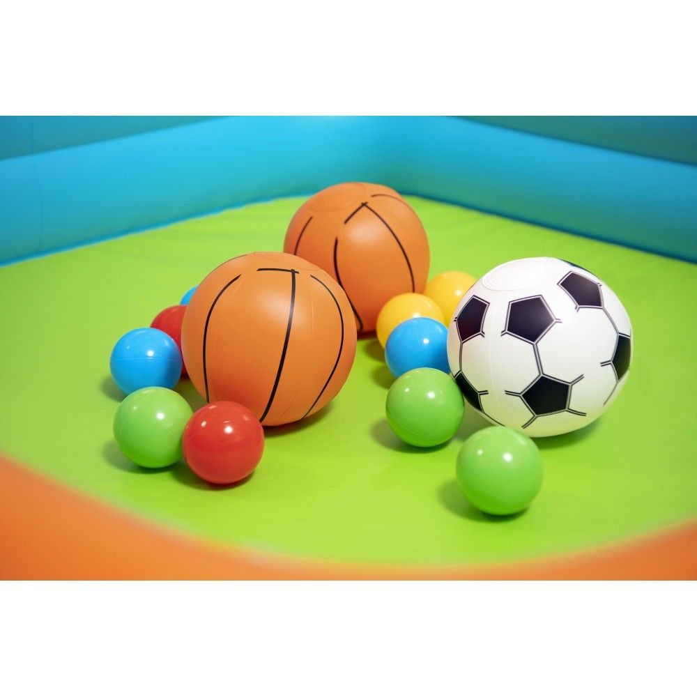 Bestway Piscina Hinchable Infantil Juegos Canastas Con Pelotas Y Bolas 120x107x84 Cm +2 Añ