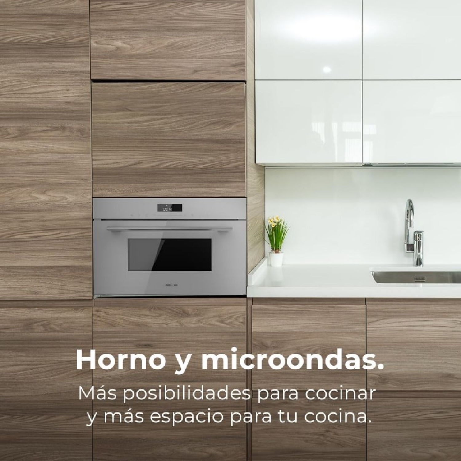 Horno Microondas Bolero Hexa Mw703800 Glass Grey Cecotec