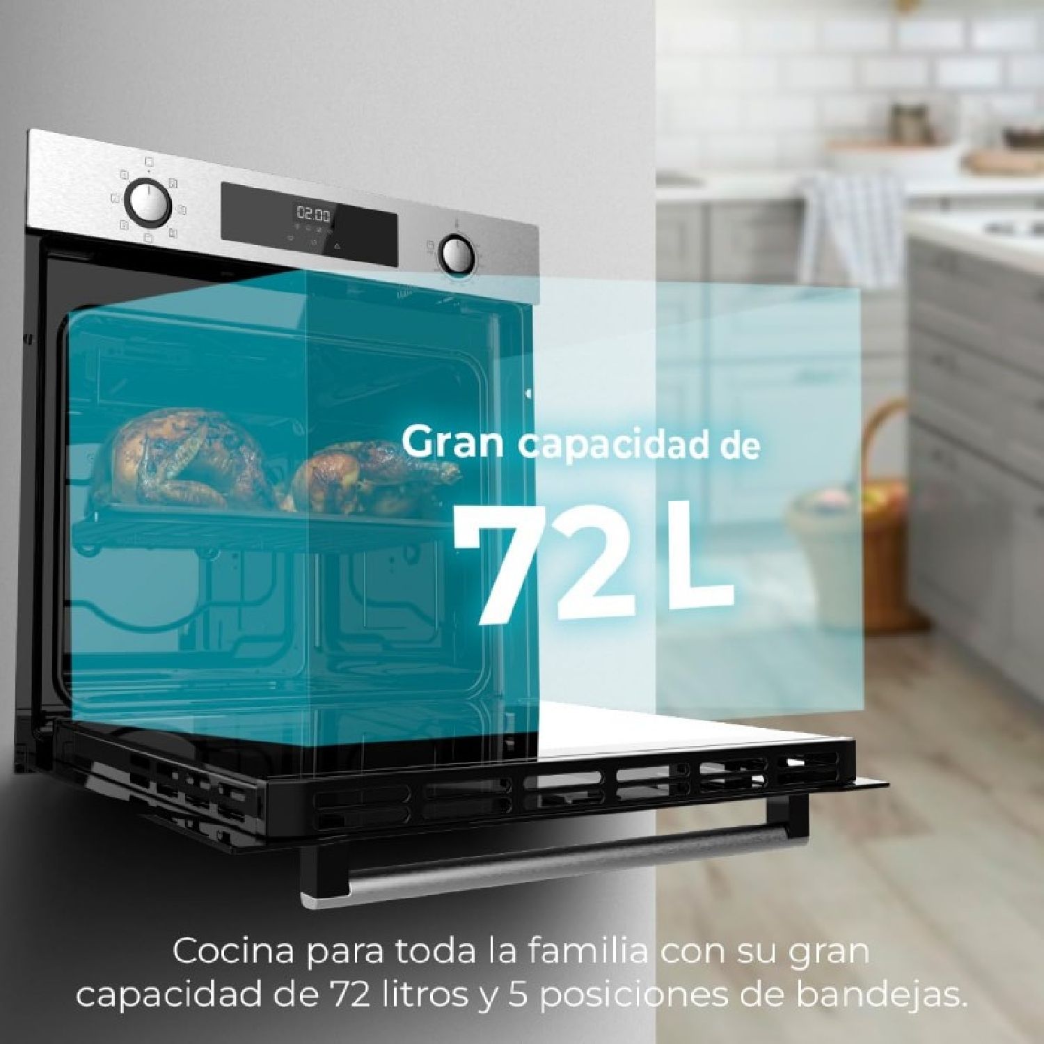 Horno Multifunción Bolero Hexa M226000 Inox A Cecotec