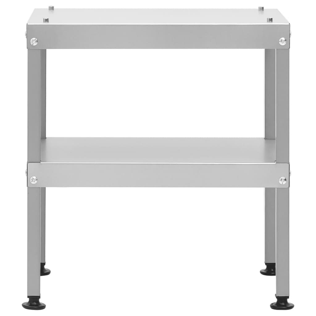 Mesa Para Horno Ahumador Acero Galvanizado 40x28x44,5 Cm Vidaxl