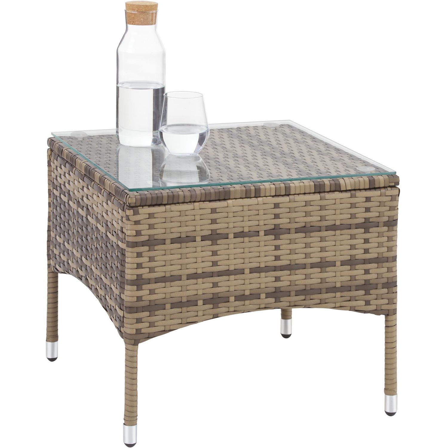 Conjunto De Ratán Luzern Con 4 Fundas - Natural