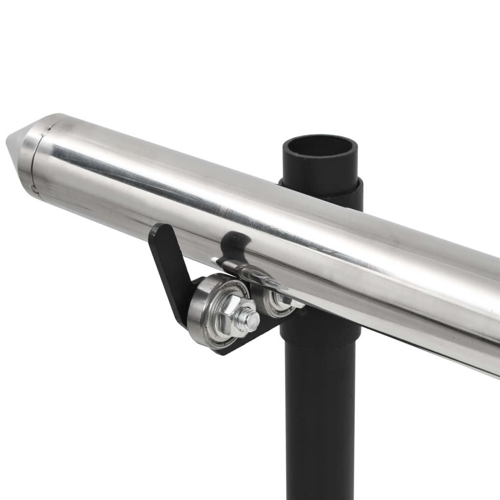 Barbacoa Grill Automática Motor Acero Inoxidable 207x45x81 Cm Vidaxl